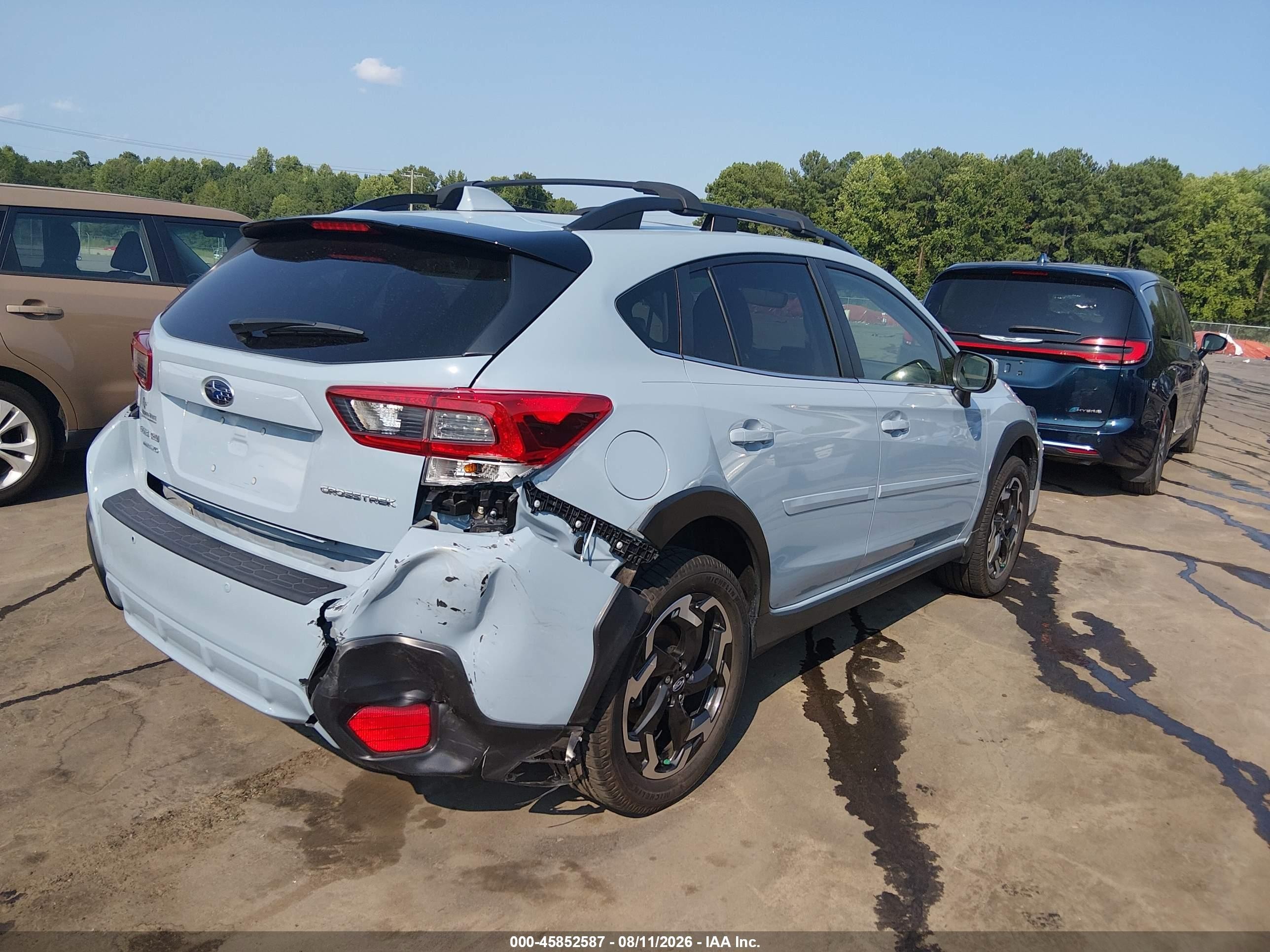 2021 Subaru Crosstrek Limited Light Blue vin: JF2GTHNC5M8391162