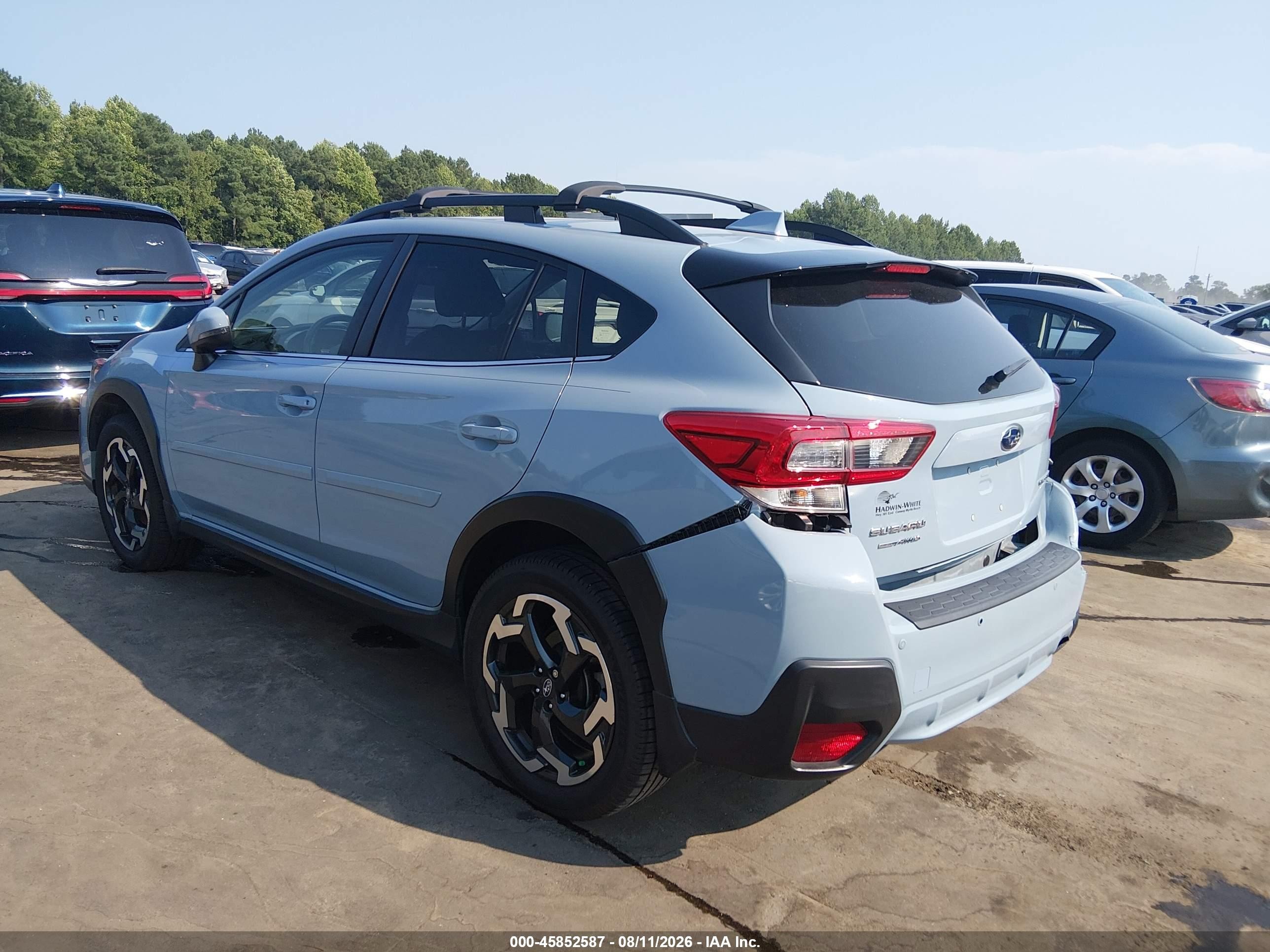 2021 Subaru Crosstrek Limited Light Blue vin: JF2GTHNC5M8391162