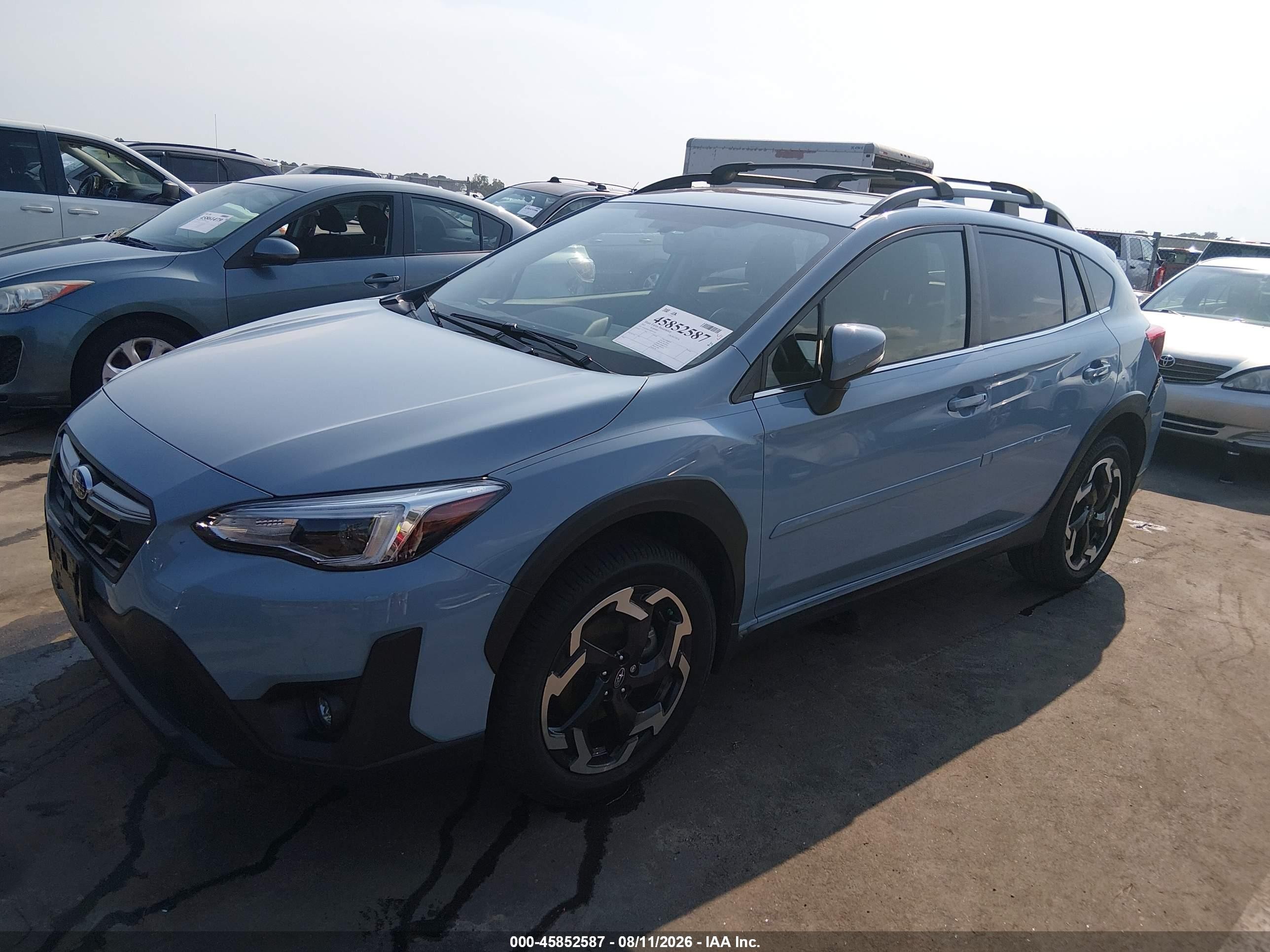 2021 Subaru Crosstrek Limited Light Blue vin: JF2GTHNC5M8391162