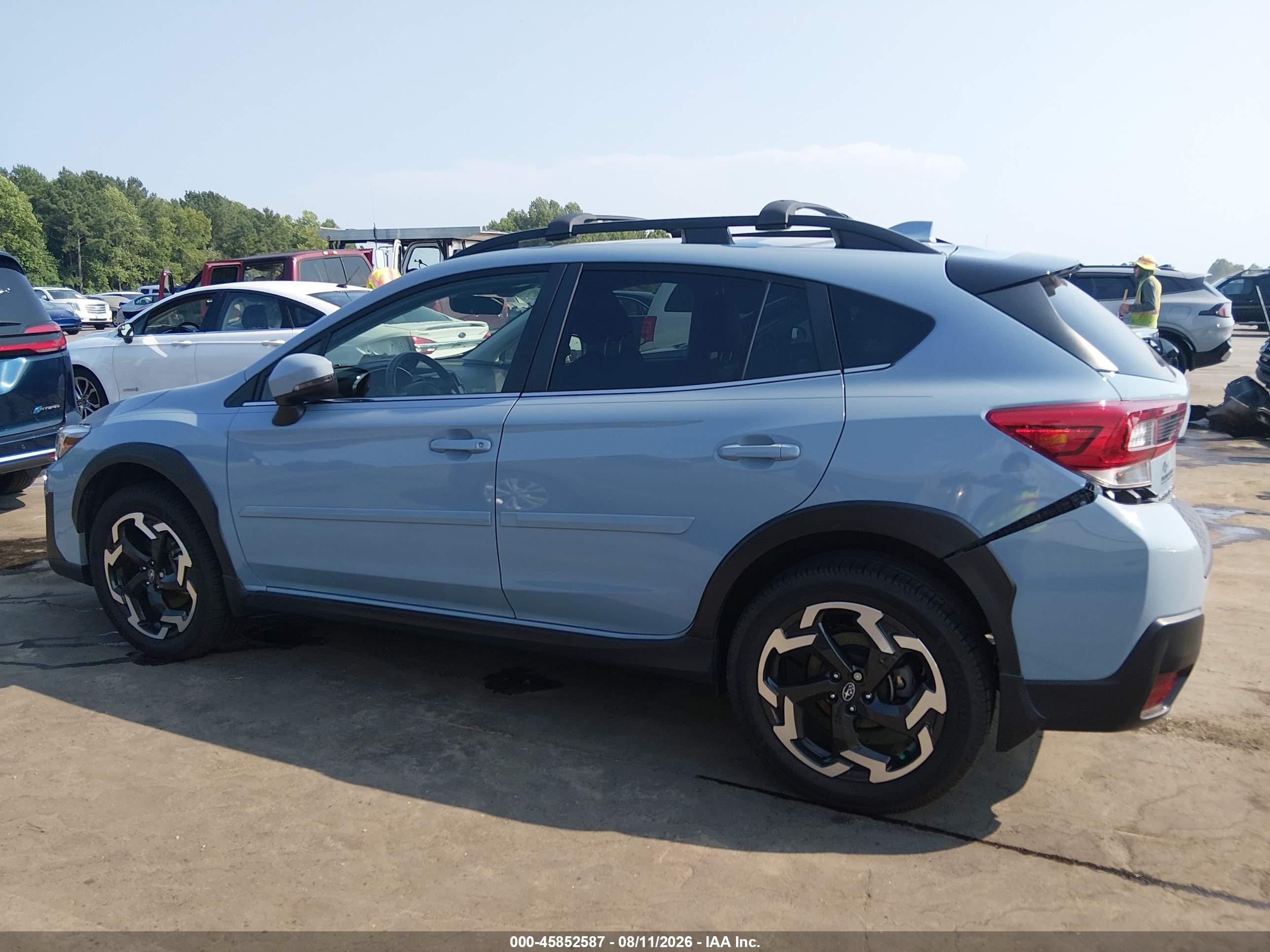 2021 Subaru Crosstrek Limited Light Blue vin: JF2GTHNC5M8391162