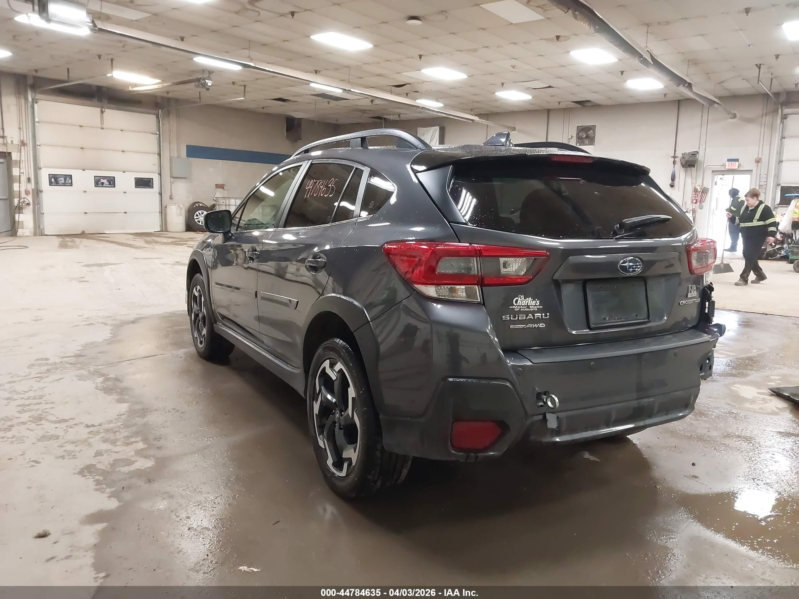 2022 Subaru Crosstrek Limited Gray vin: JF2GTHNC5N8263831