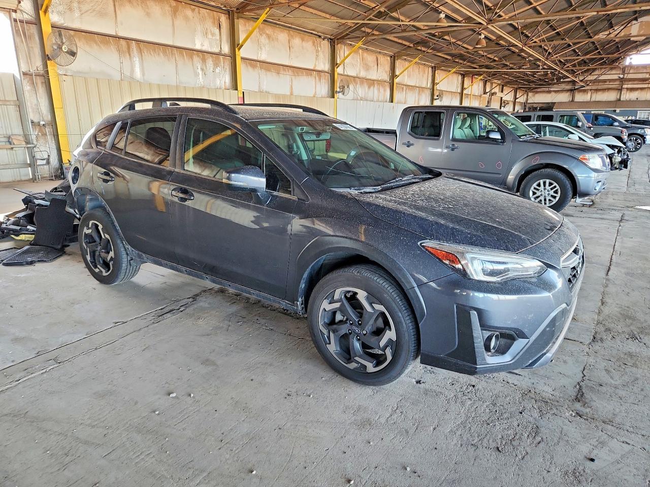 2021 Subaru Crosstrek Limited Charcoal vin: JF2GTHNC7M8369096