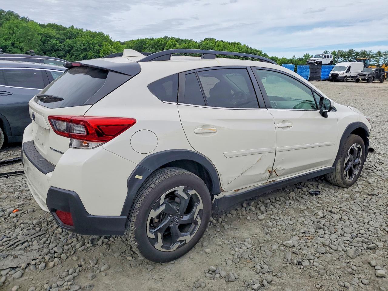 2021 Subaru Crosstrek Limited White vin: JF2GTHNC8M8326516
