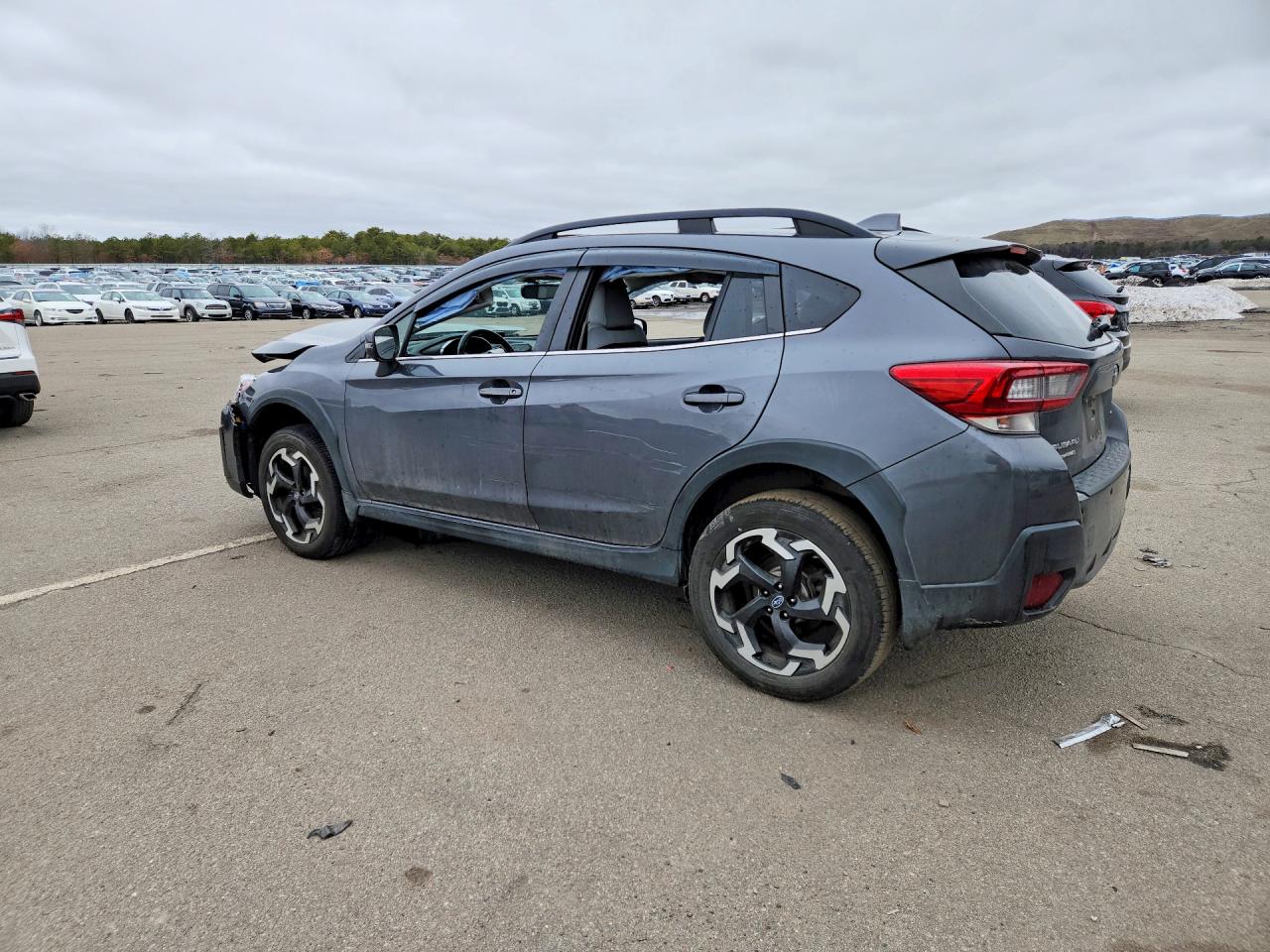 2021 Subaru Crosstrek Limited Charcoal vin: JF2GTHNC9MH291677