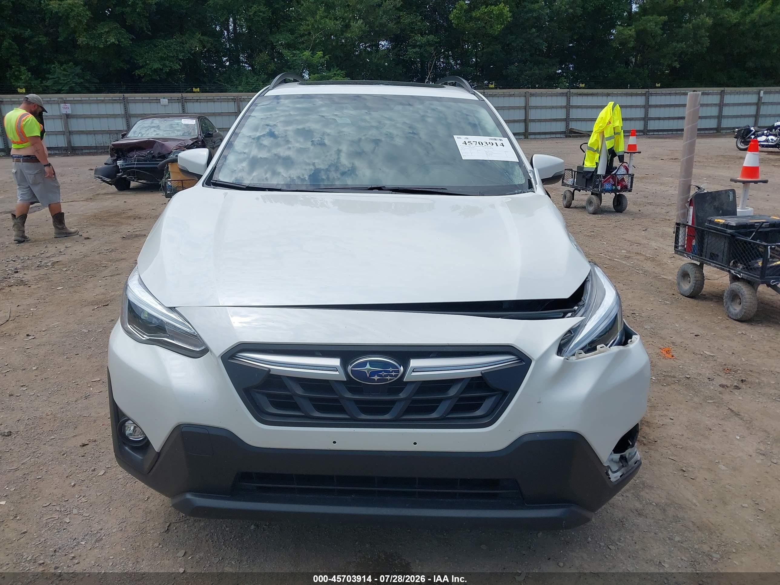 2021 Subaru Crosstrek Limited Белый vin: JF2GTHNC9MH663597