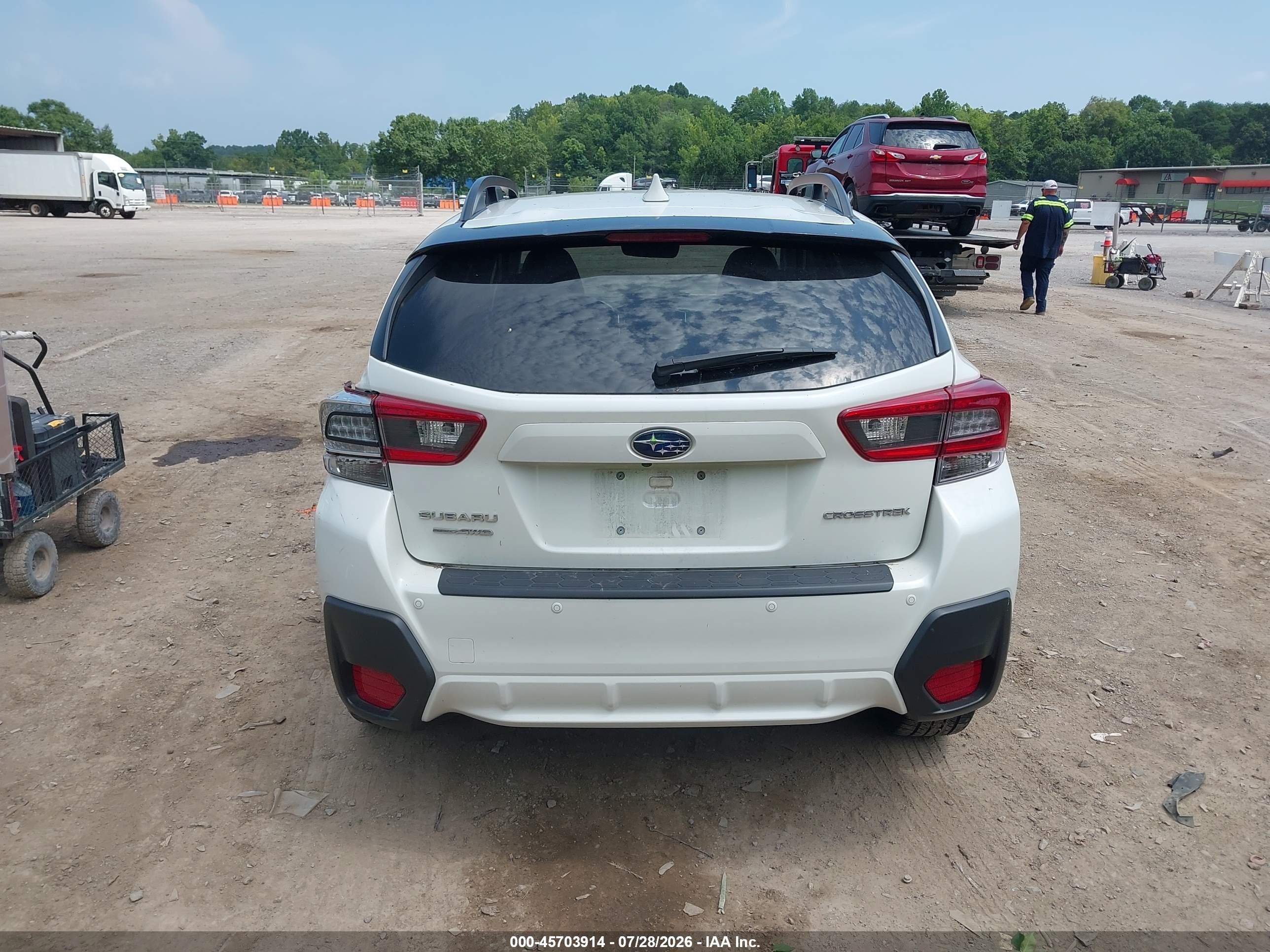 2021 Subaru Crosstrek Limited Белый vin: JF2GTHNC9MH663597