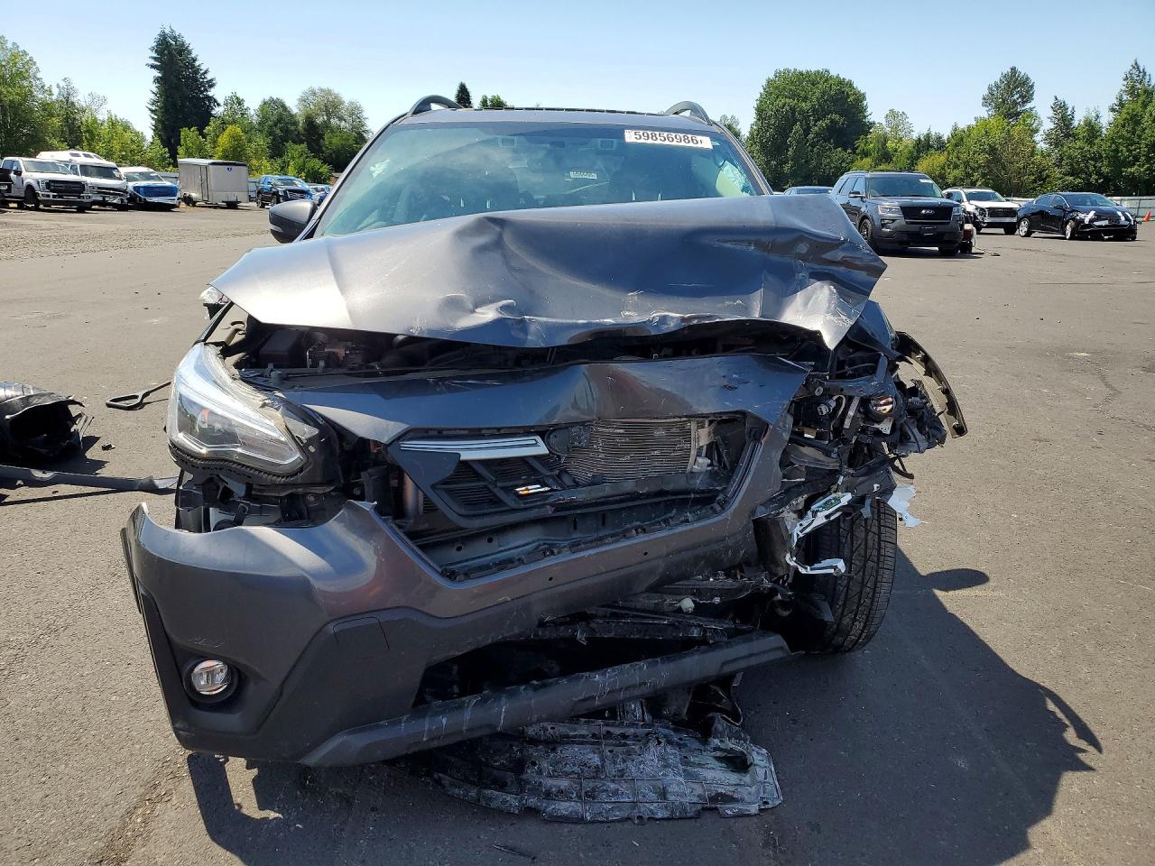2021 Subaru Crosstrek Limited Gray vin: JF2GTHNCXMH235778