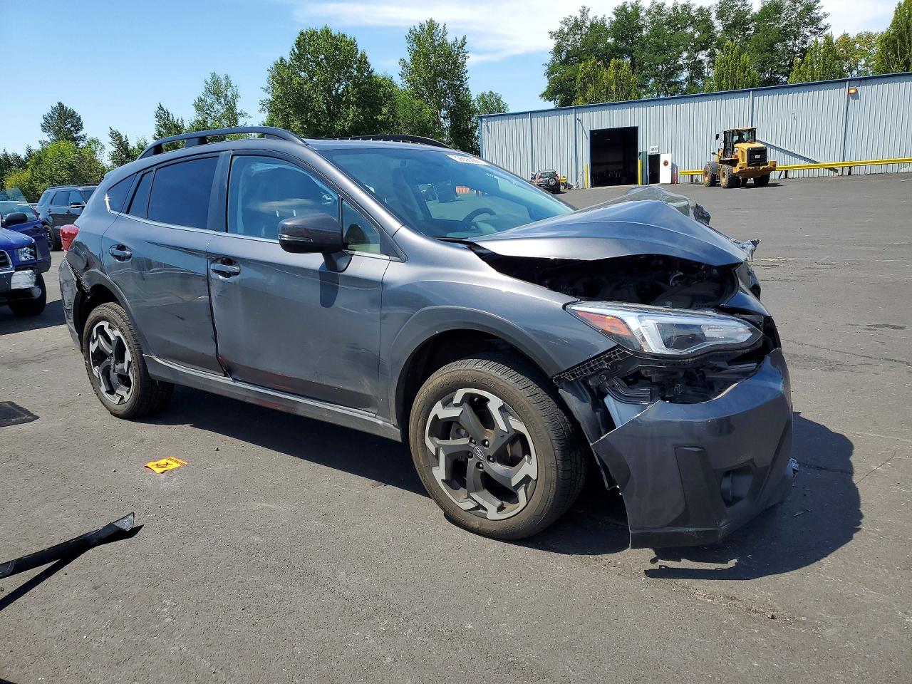 2021 Subaru Crosstrek Limited Gray vin: JF2GTHNCXMH235778
