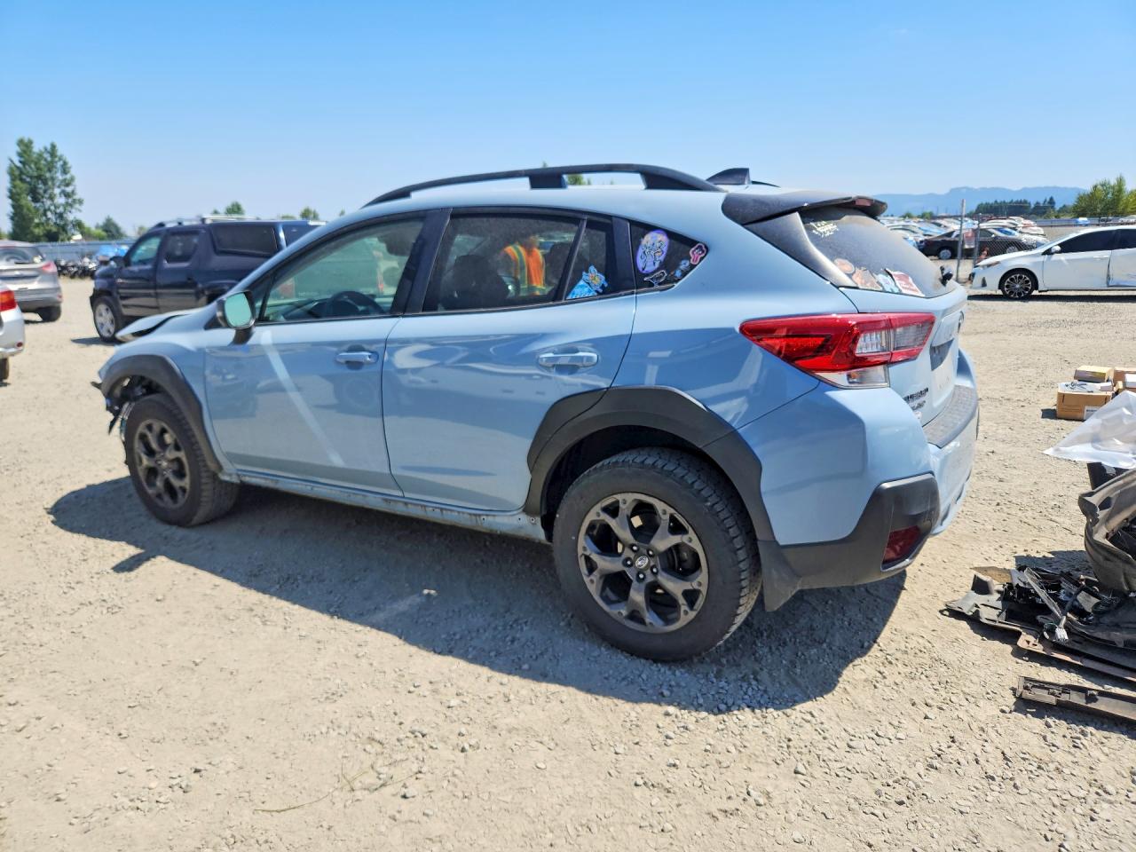 2021 Subaru Crosstrek Sport Turquoise vin: JF2GTHRC0MH384629