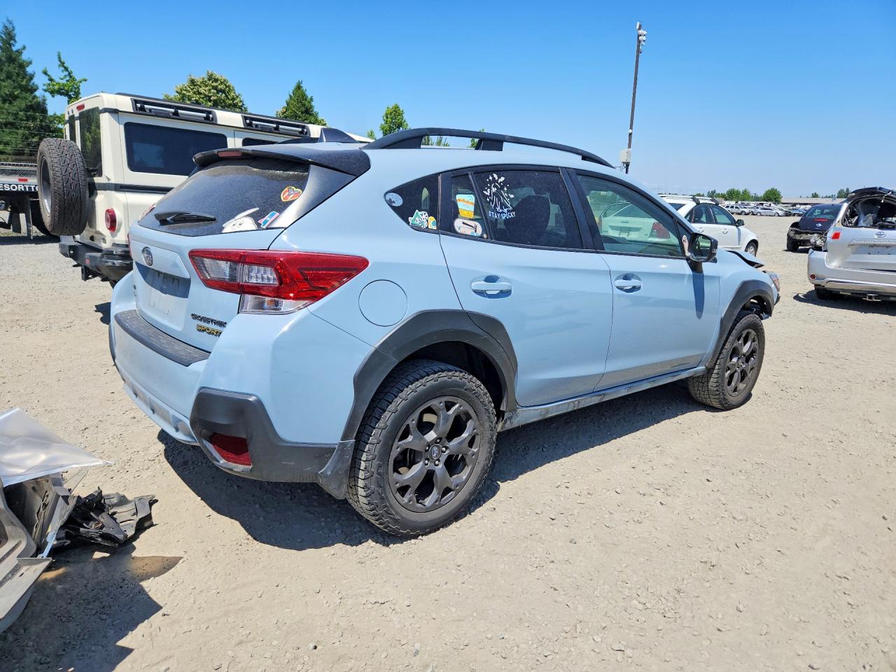 2021 Subaru Crosstrek Sport Turquoise vin: JF2GTHRC0MH384629
