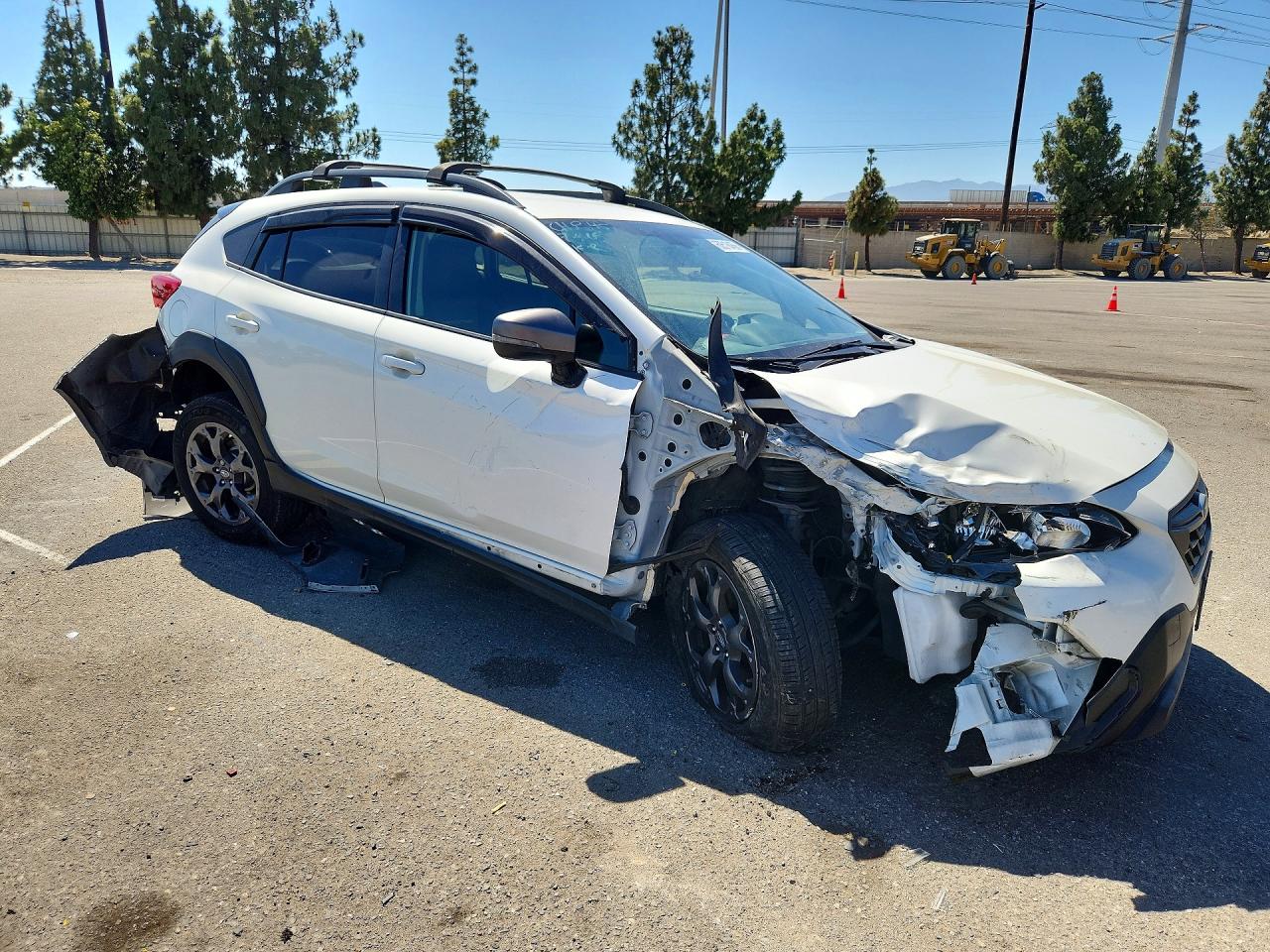 2021 Subaru Crosstrek Sport Белый vin: JF2GTHRC8MH673645