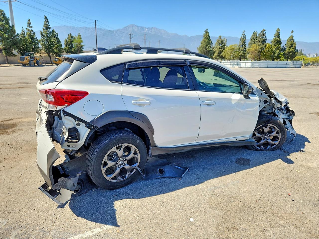 2021 Subaru Crosstrek Sport Белый vin: JF2GTHRC8MH673645