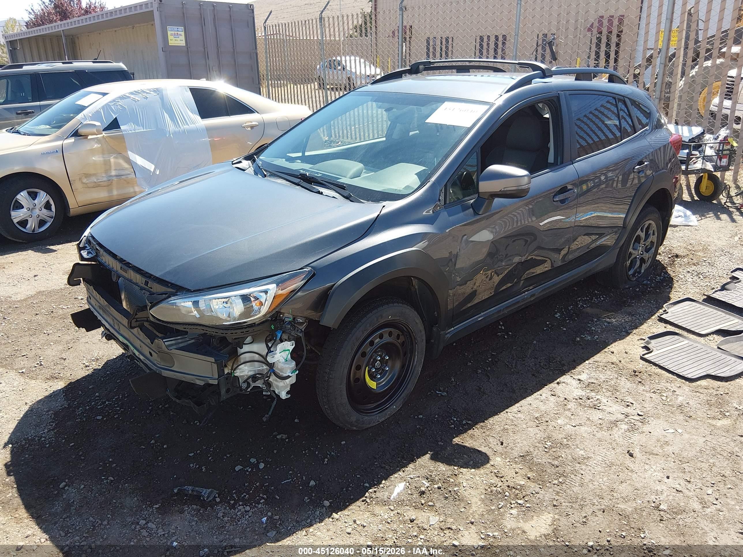 2021 Subaru Crosstrek Sport Gray vin: JF2GTHRC9MH387240