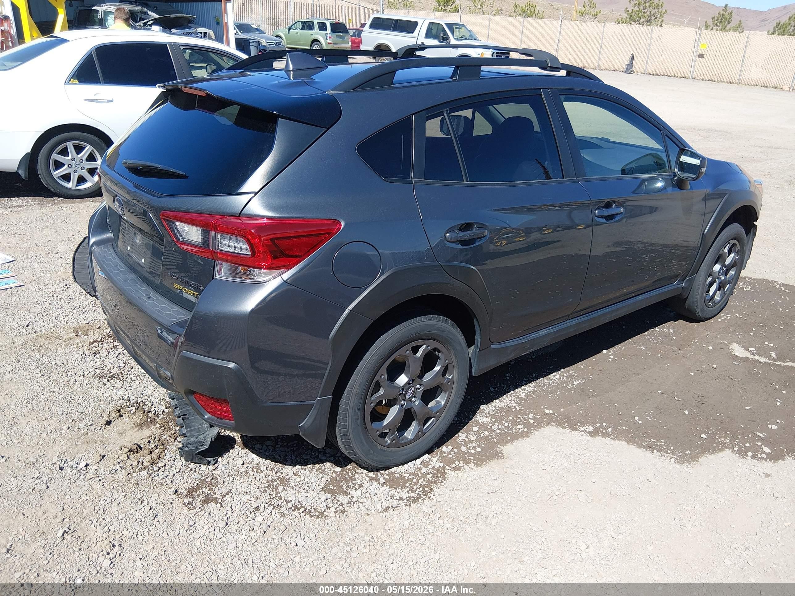 2021 Subaru Crosstrek Sport Gray vin: JF2GTHRC9MH387240