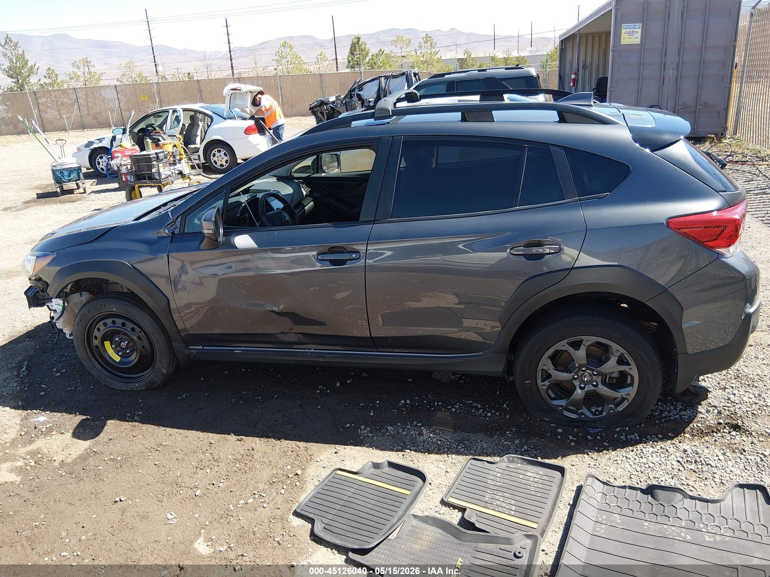 2021 Subaru Crosstrek Sport Gray vin: JF2GTHRC9MH387240