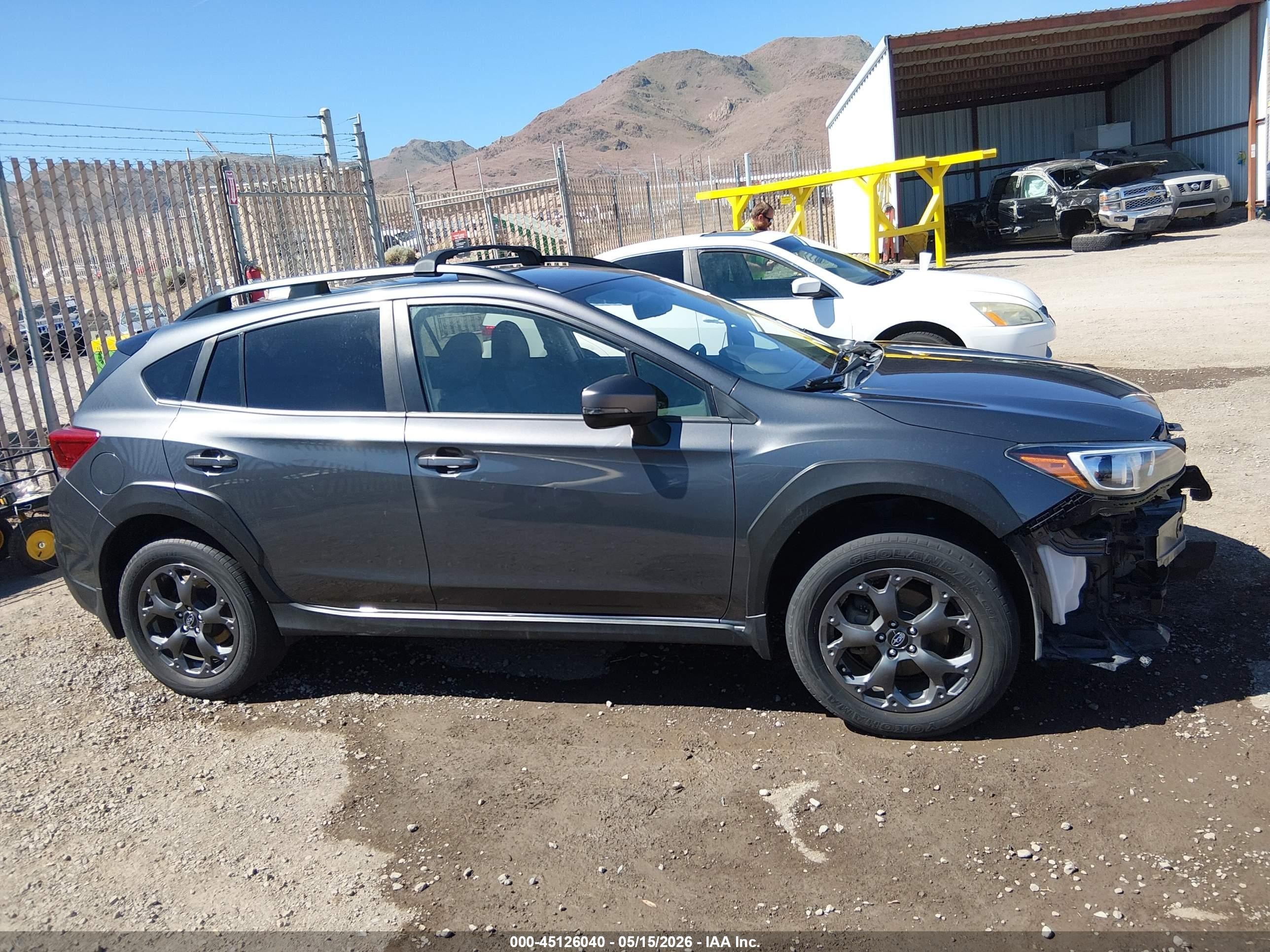 2021 Subaru Crosstrek Sport Gray vin: JF2GTHRC9MH387240