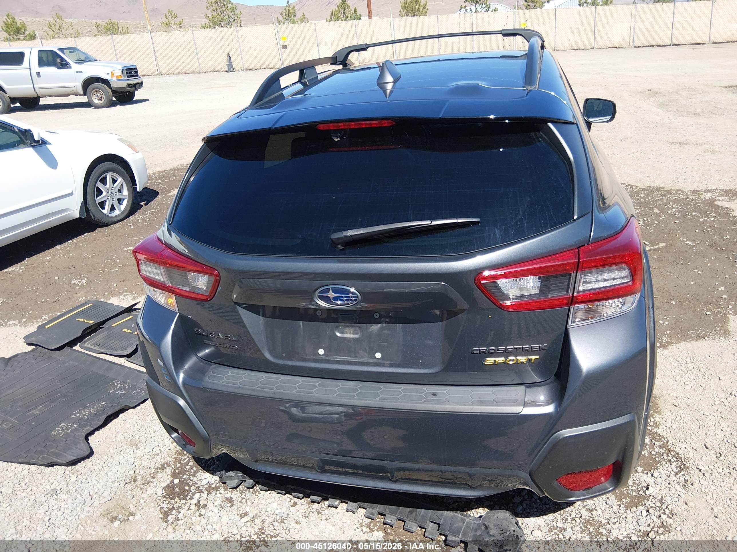 2021 Subaru Crosstrek Sport Gray vin: JF2GTHRC9MH387240