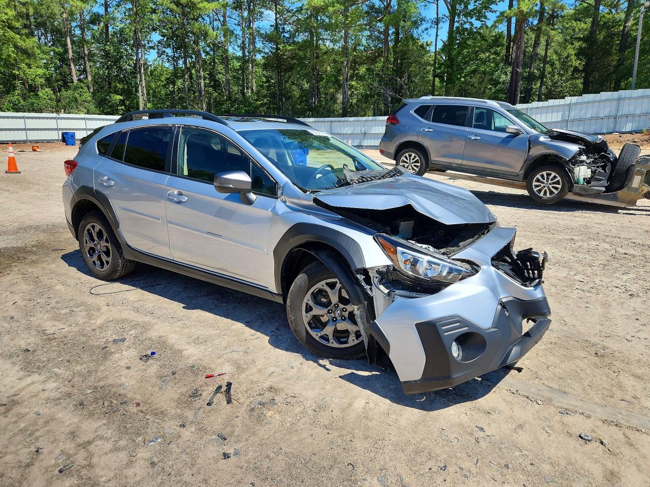 2021 Subaru Crosstrek Sport Silver vin: JF2GTHSC0MH297744