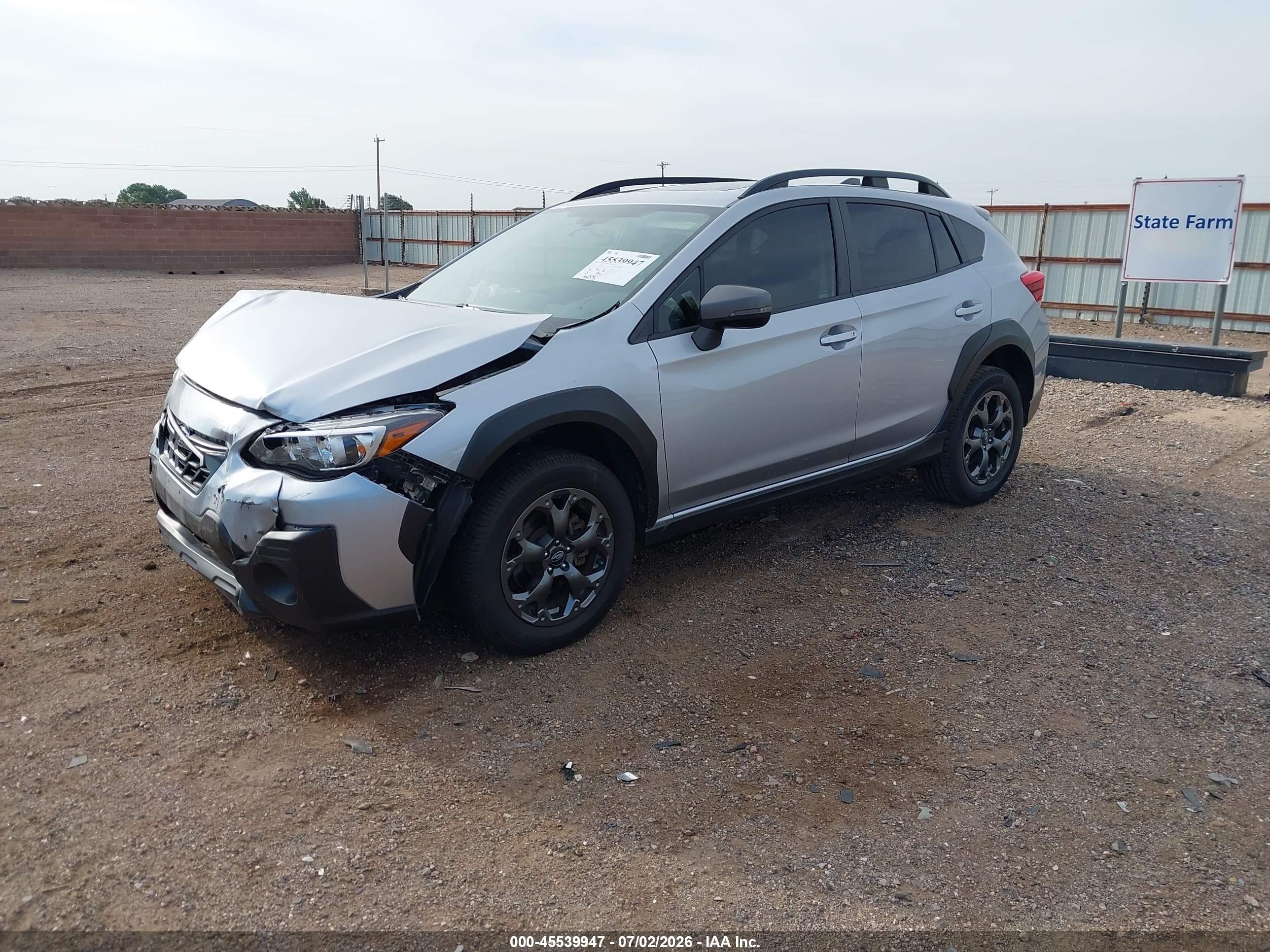2023 Subaru Crosstrek Sport Gray vin: JF2GTHSC0PH295982