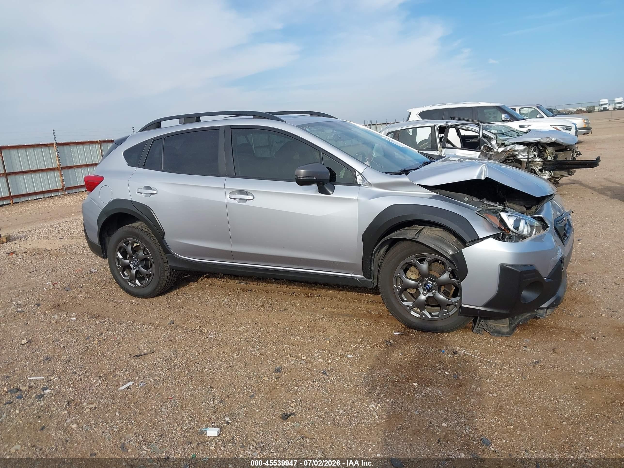 2023 Subaru Crosstrek Sport Gray vin: JF2GTHSC0PH295982