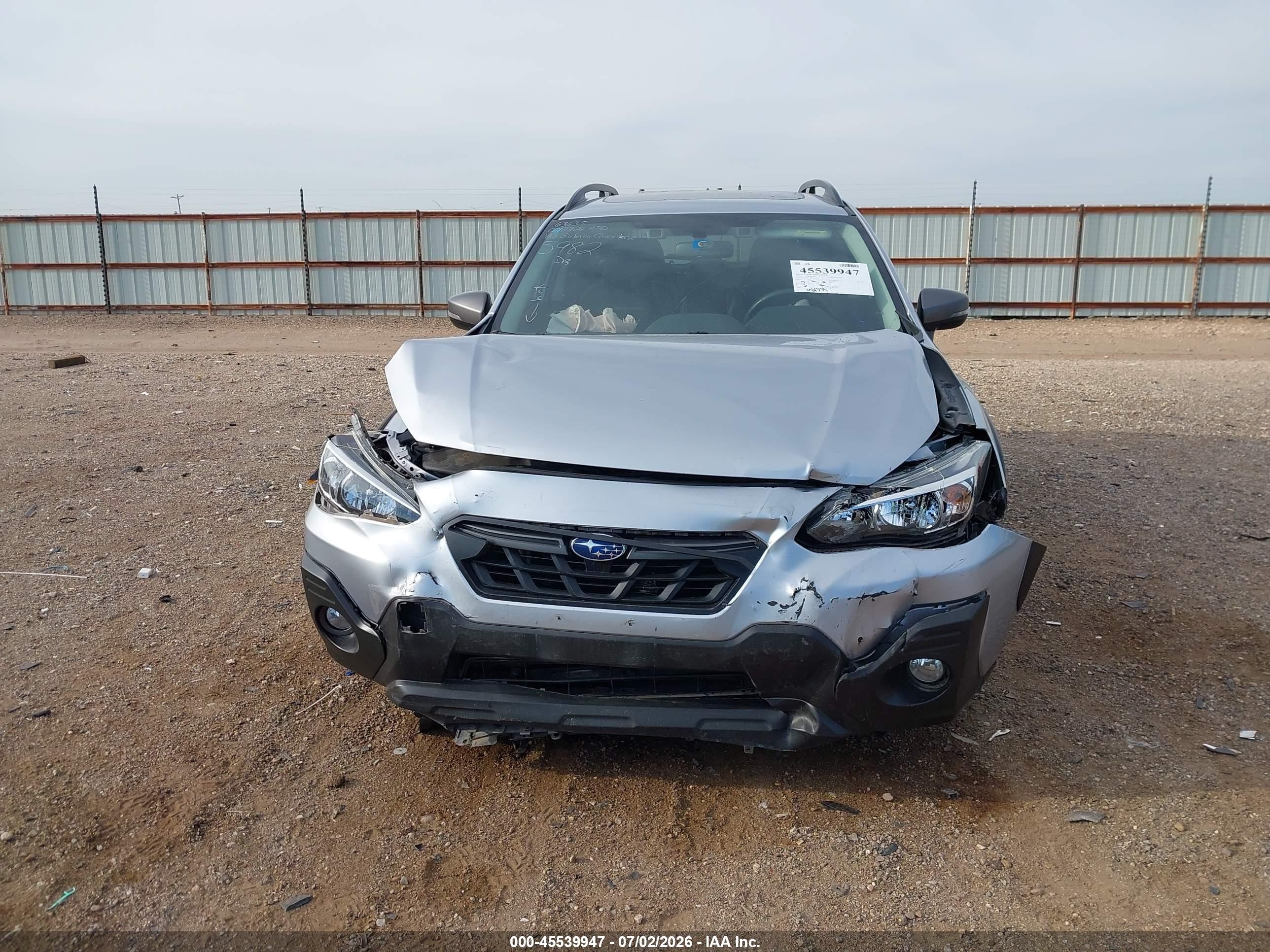 2023 Subaru Crosstrek Sport Gray vin: JF2GTHSC0PH295982