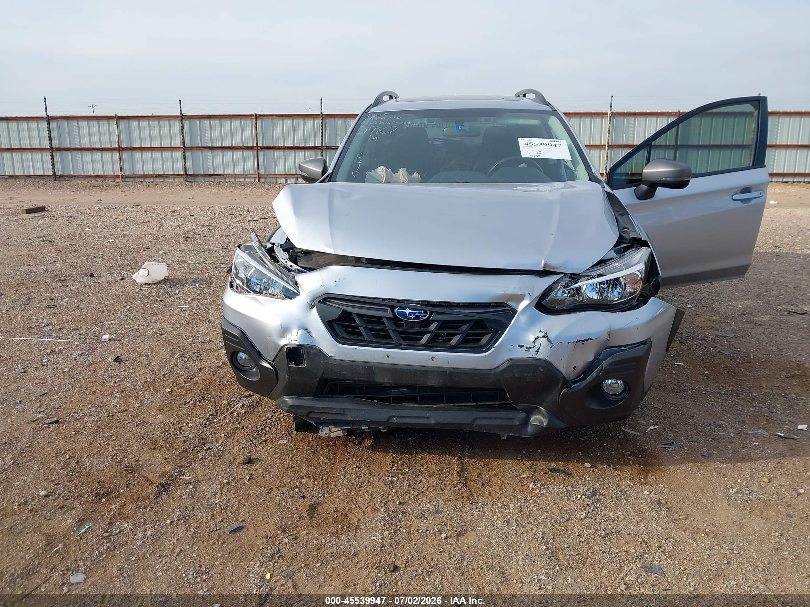 2023 Subaru Crosstrek Sport Gray vin: JF2GTHSC0PH295982