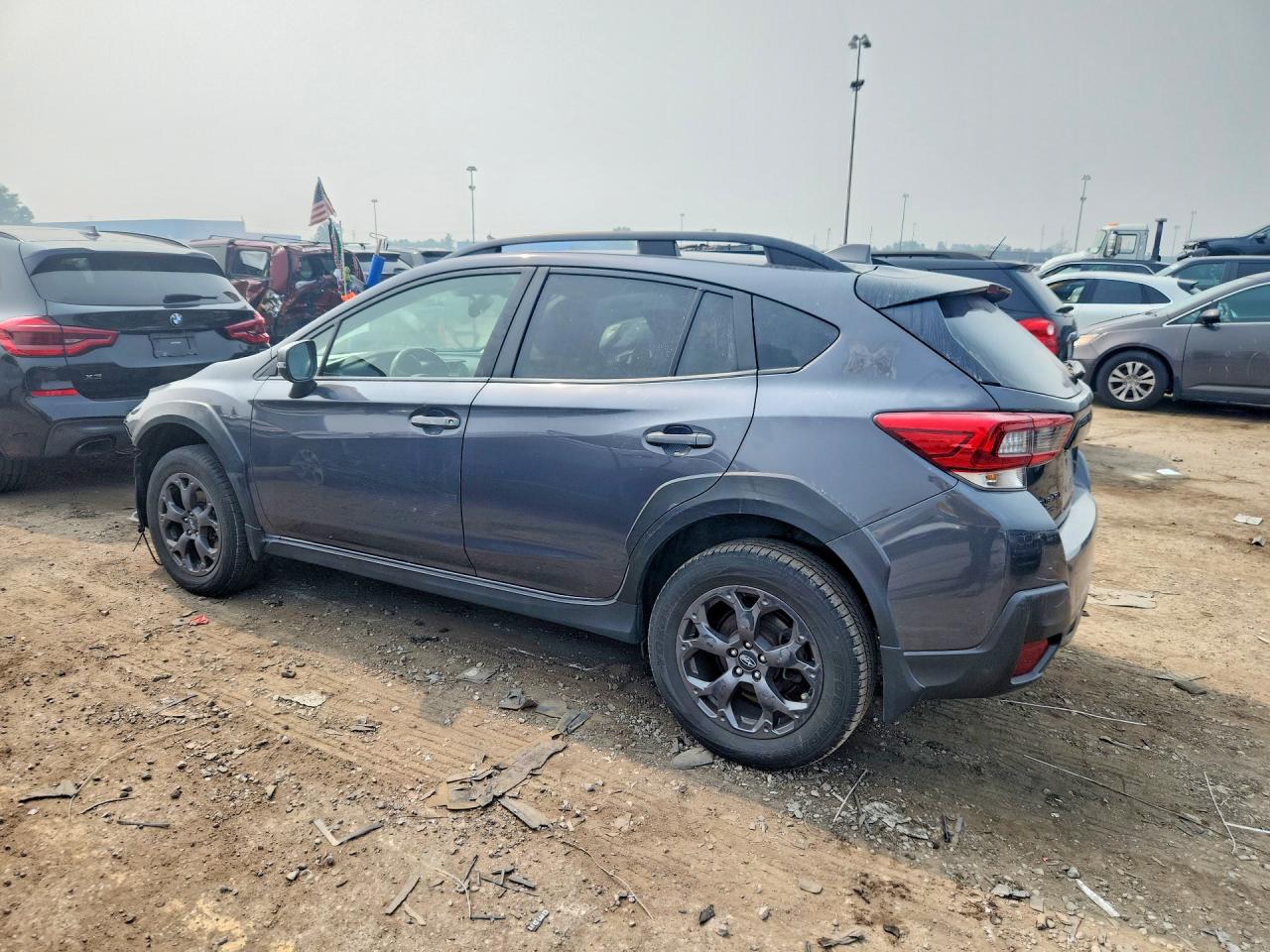 2022 Subaru Crosstrek Sport Gray vin: JF2GTHSC1NH260493
