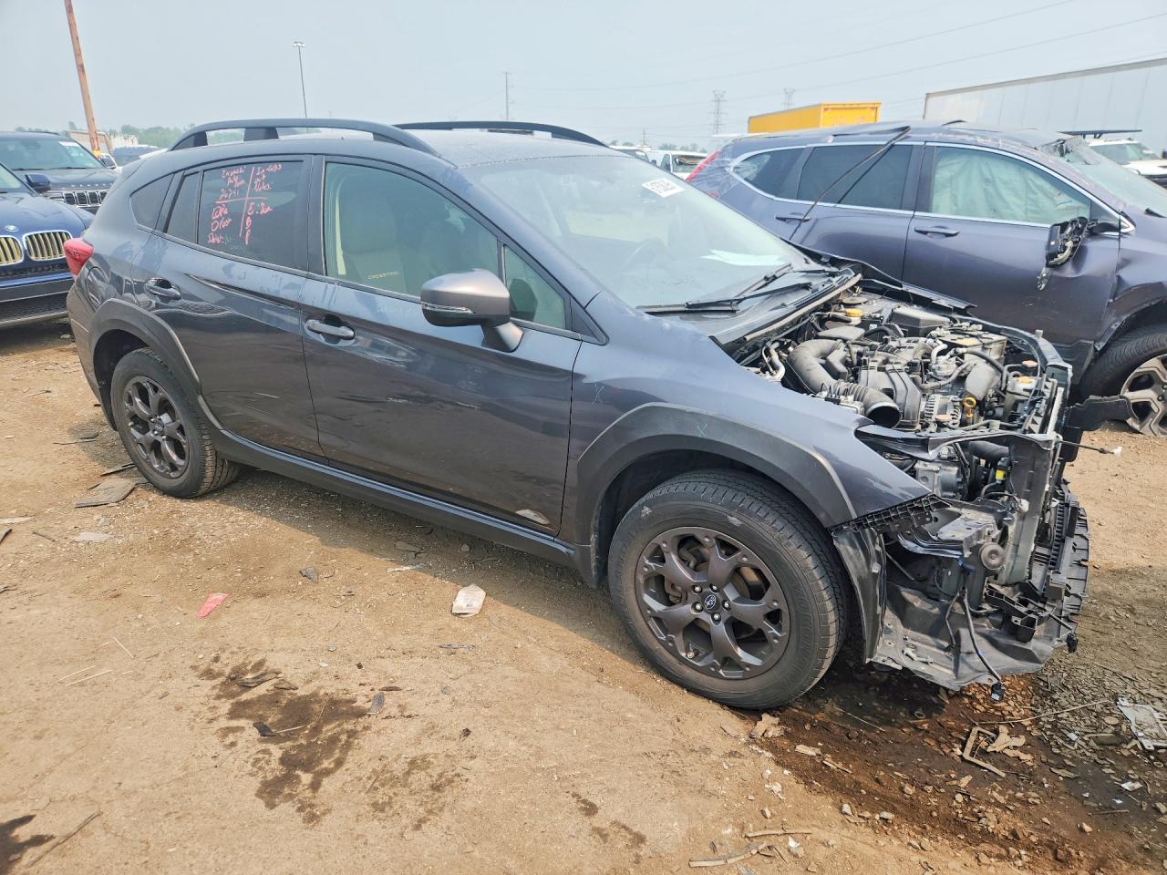 2022 Subaru Crosstrek Sport Gray vin: JF2GTHSC1NH260493