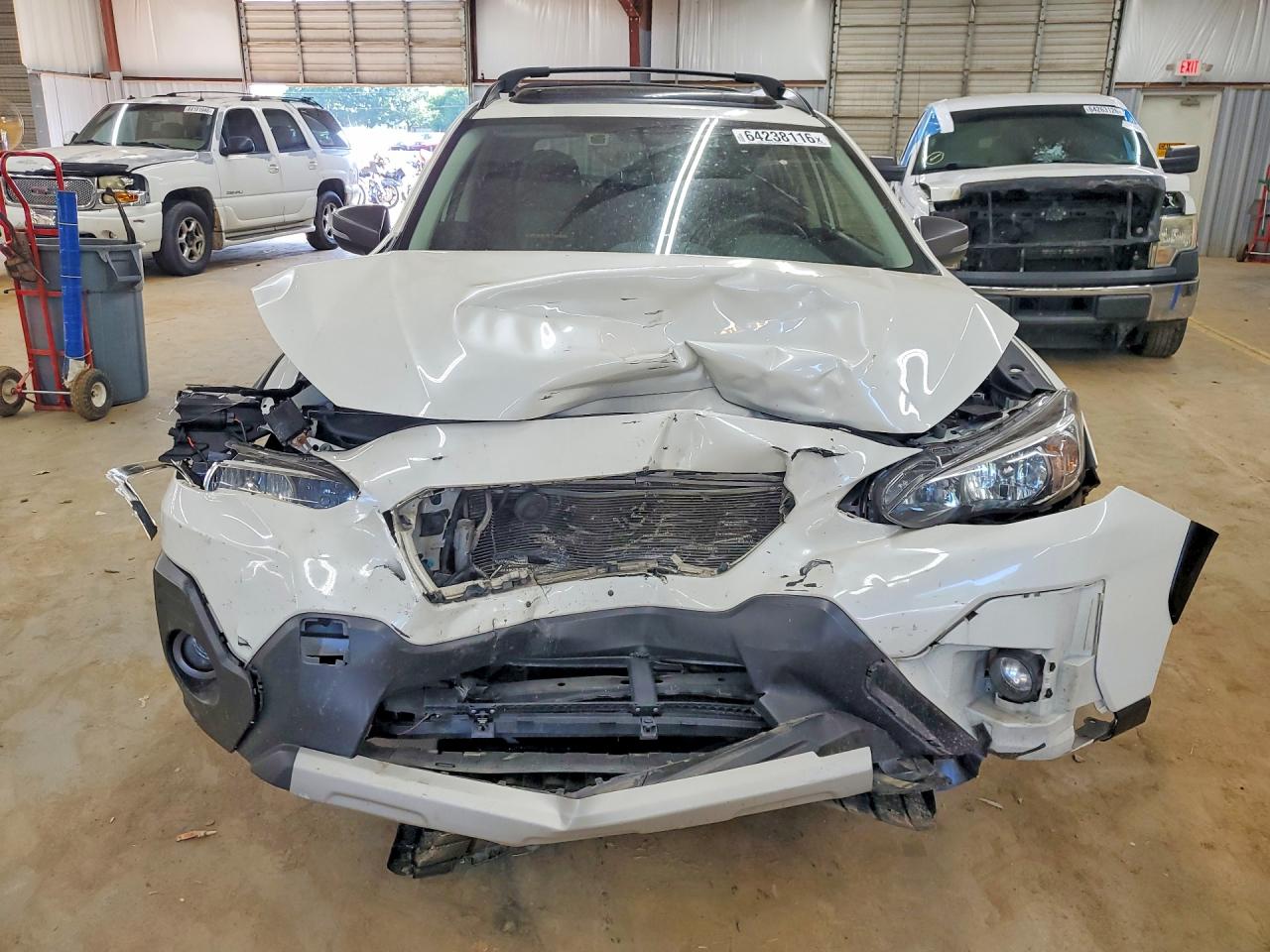 2021 Subaru Crosstrek Sport White vin: JF2GTHSC2MH339086