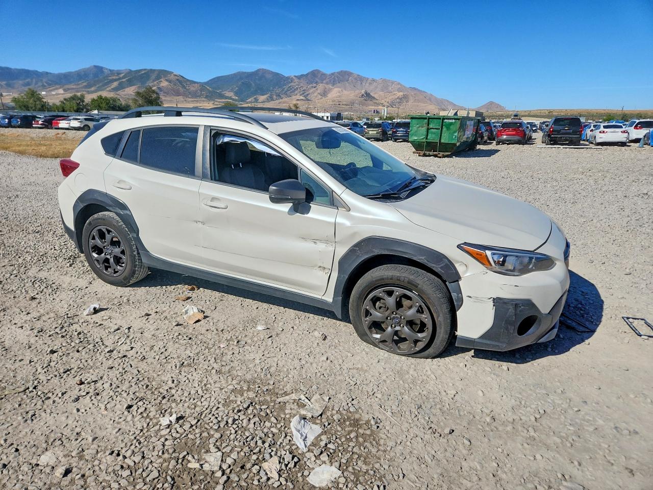 2022 Subaru Crosstrek Sport White vin: JF2GTHSC2NH270515