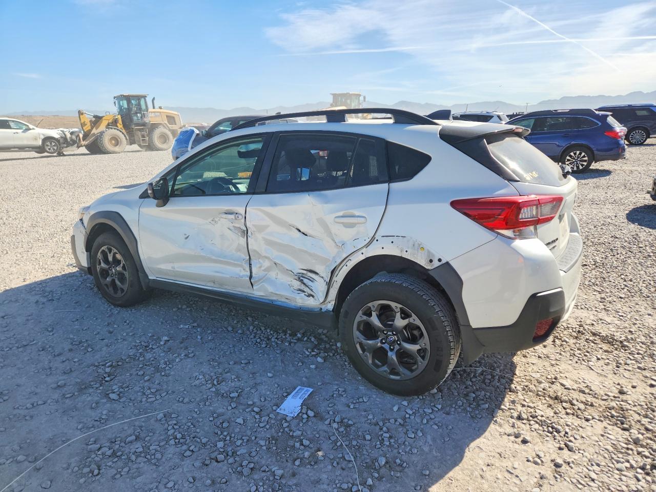 2022 Subaru Crosstrek Sport White vin: JF2GTHSC2NH270515