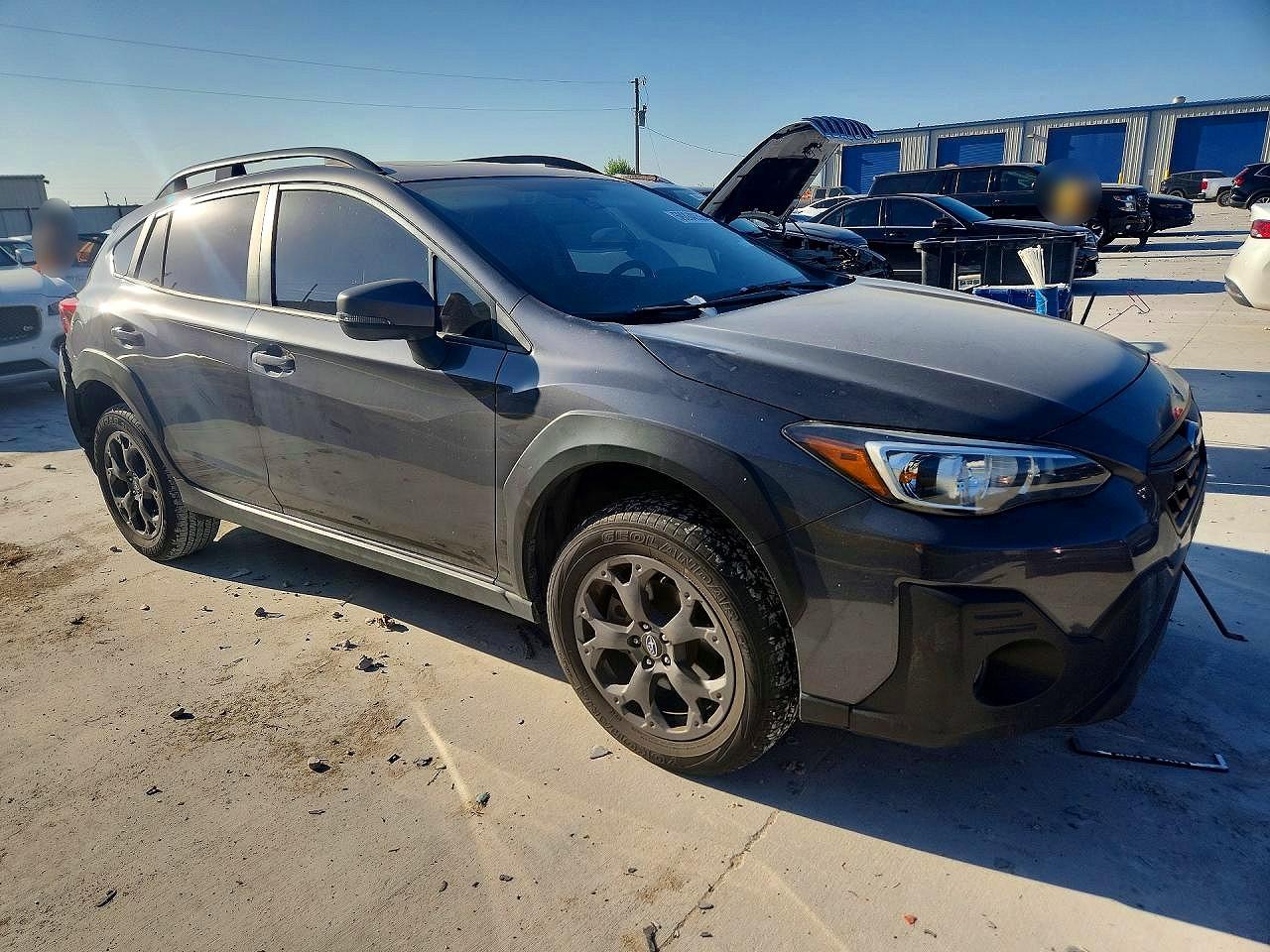 2021 Subaru Crosstrek Sport Gray vin: JF2GTHSC3MH372064