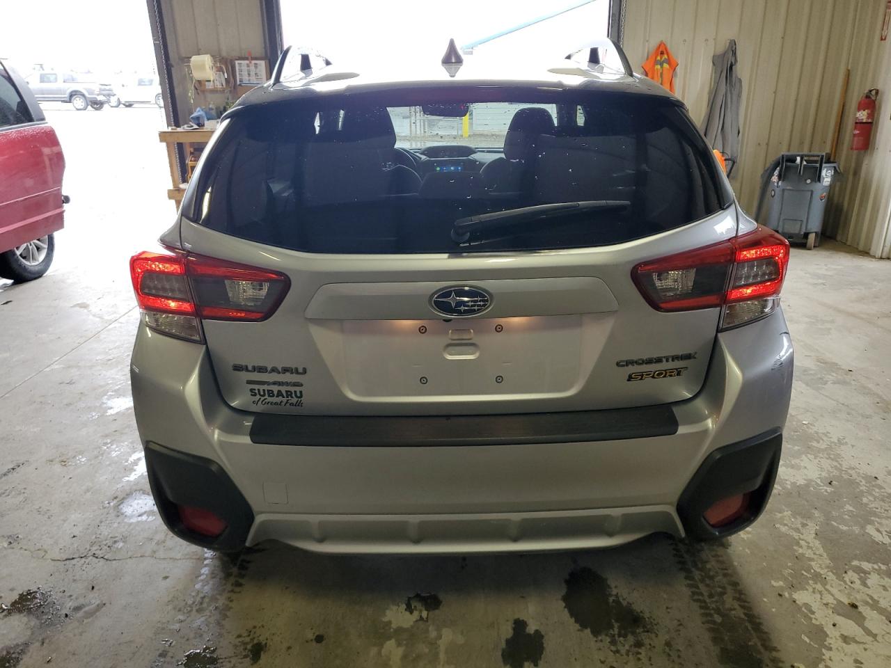 2022 Subaru Crosstrek Sport Silver vin: JF2GTHSC3NH232372