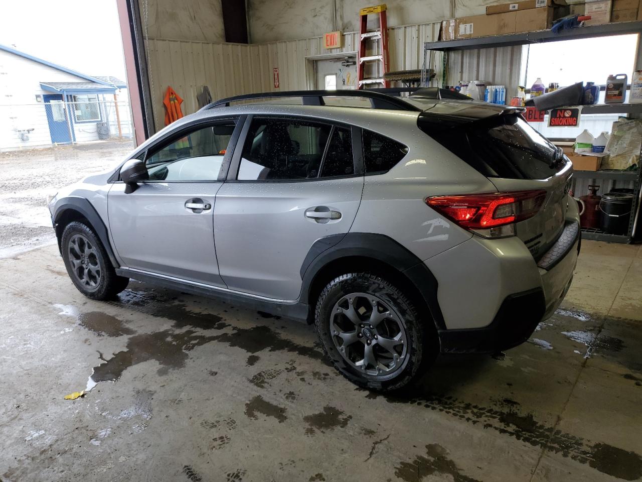 2022 Subaru Crosstrek Sport Silver vin: JF2GTHSC3NH232372
