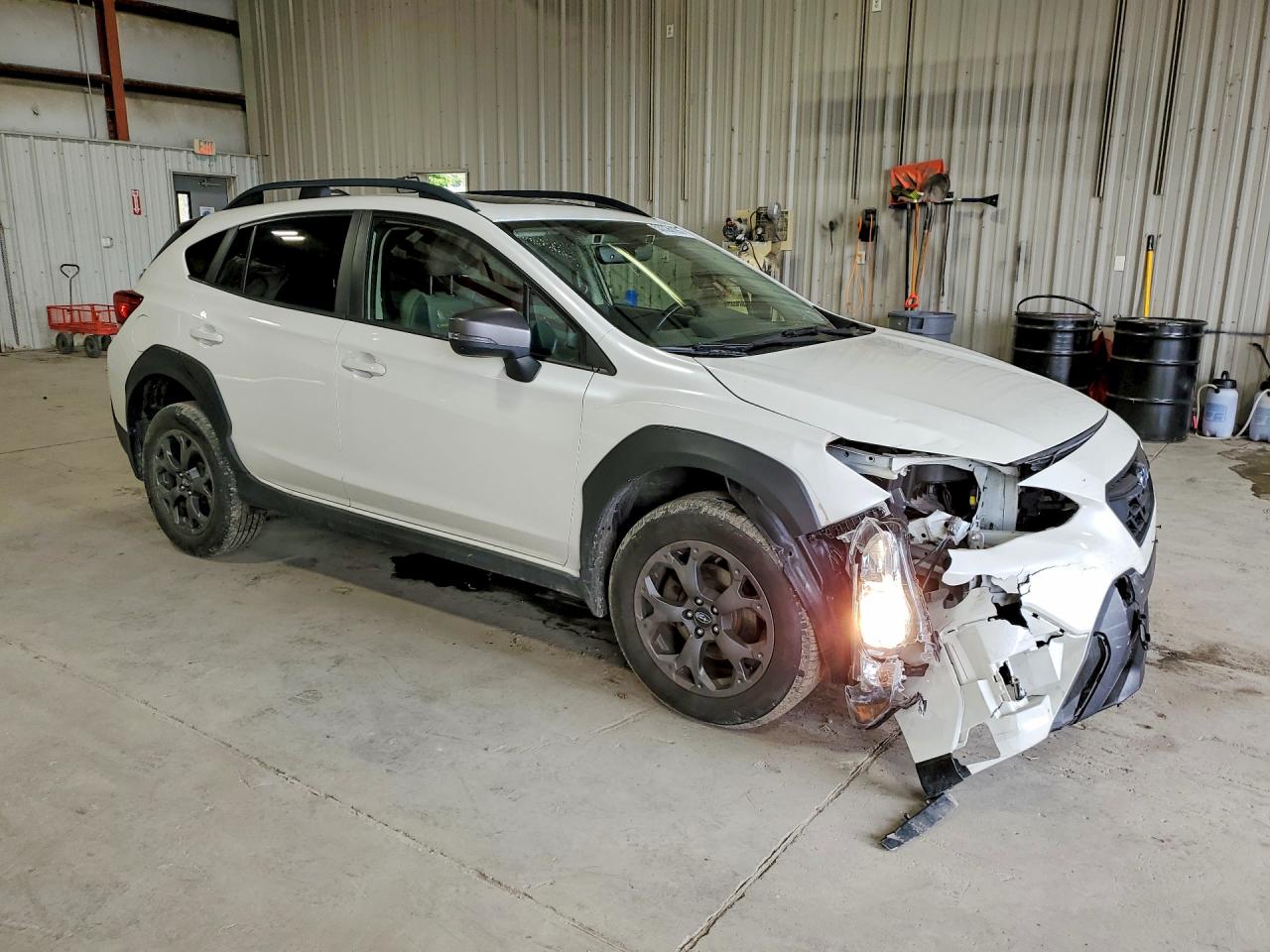 2022 Subaru Crosstrek Sport White vin: JF2GTHSC5NH206873