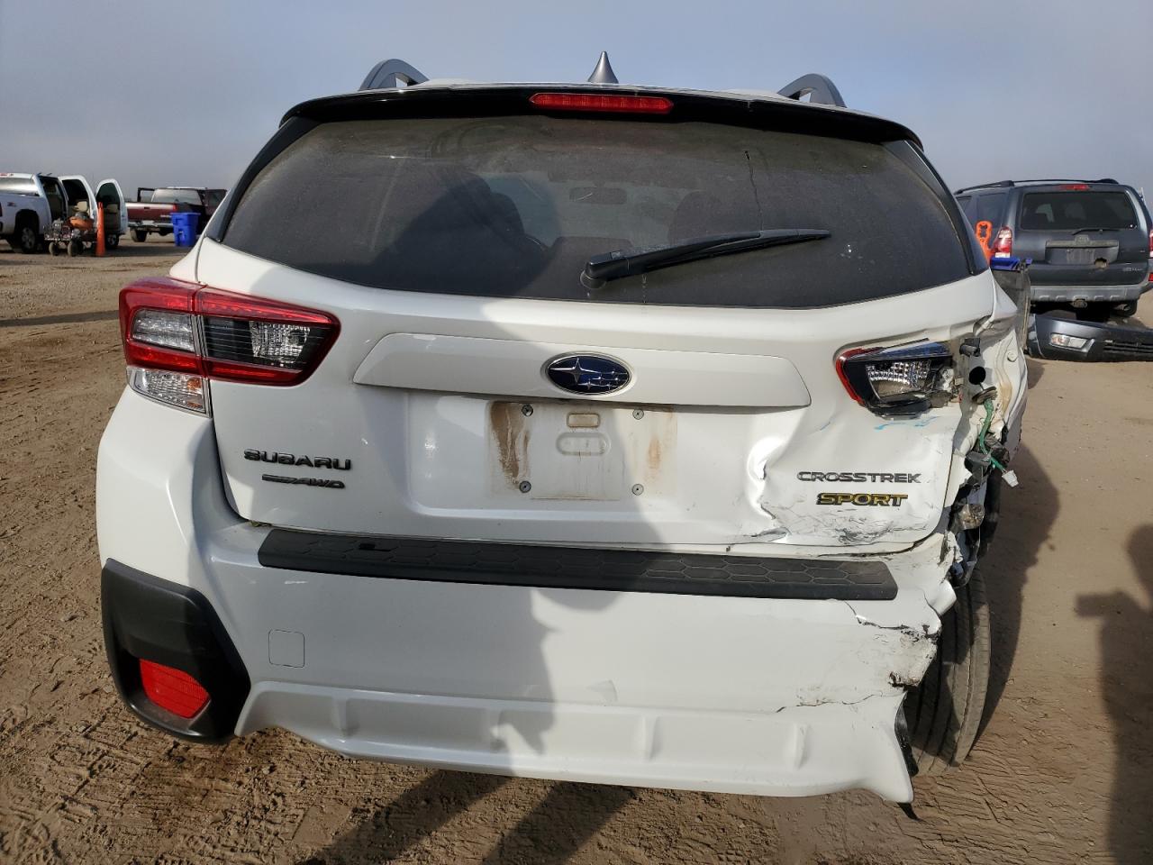 2021 Subaru Crosstrek Sport White vin: JF2GTHSC6MH676568