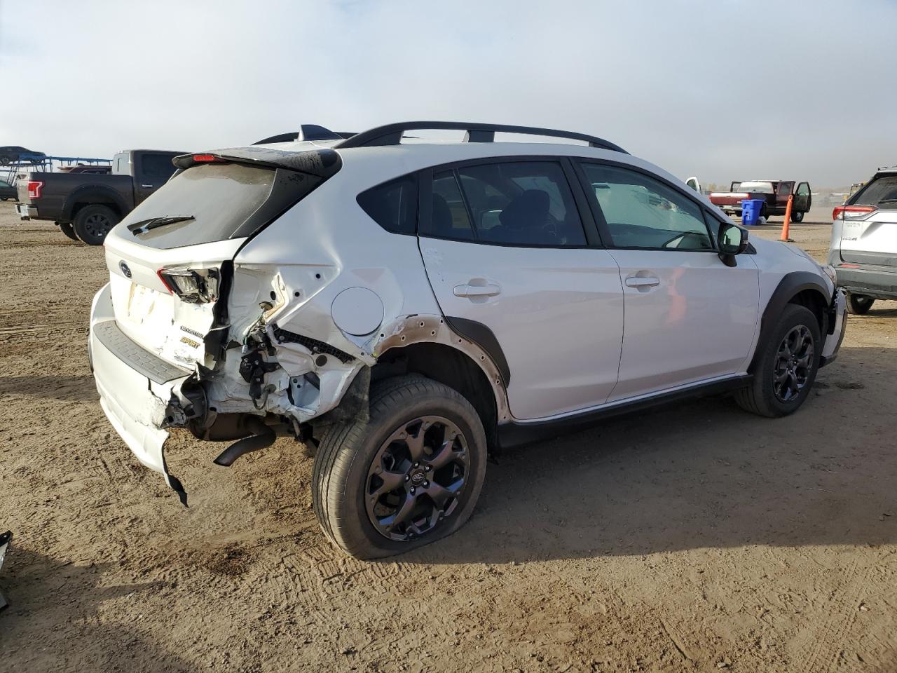 2021 Subaru Crosstrek Sport White vin: JF2GTHSC6MH676568