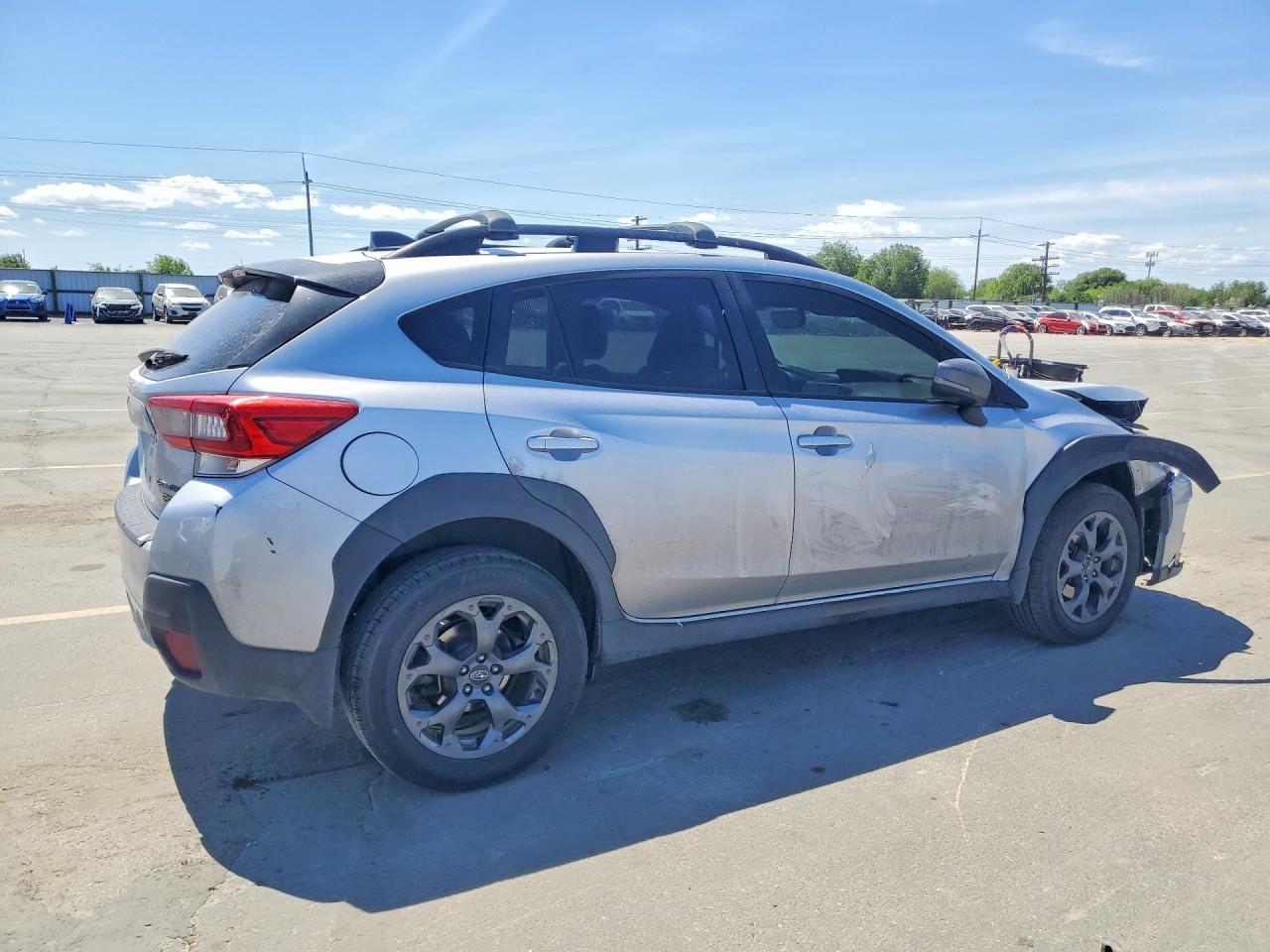 2022 Subaru Crosstrek Sport Silver vin: JF2GTHSC6NH210673