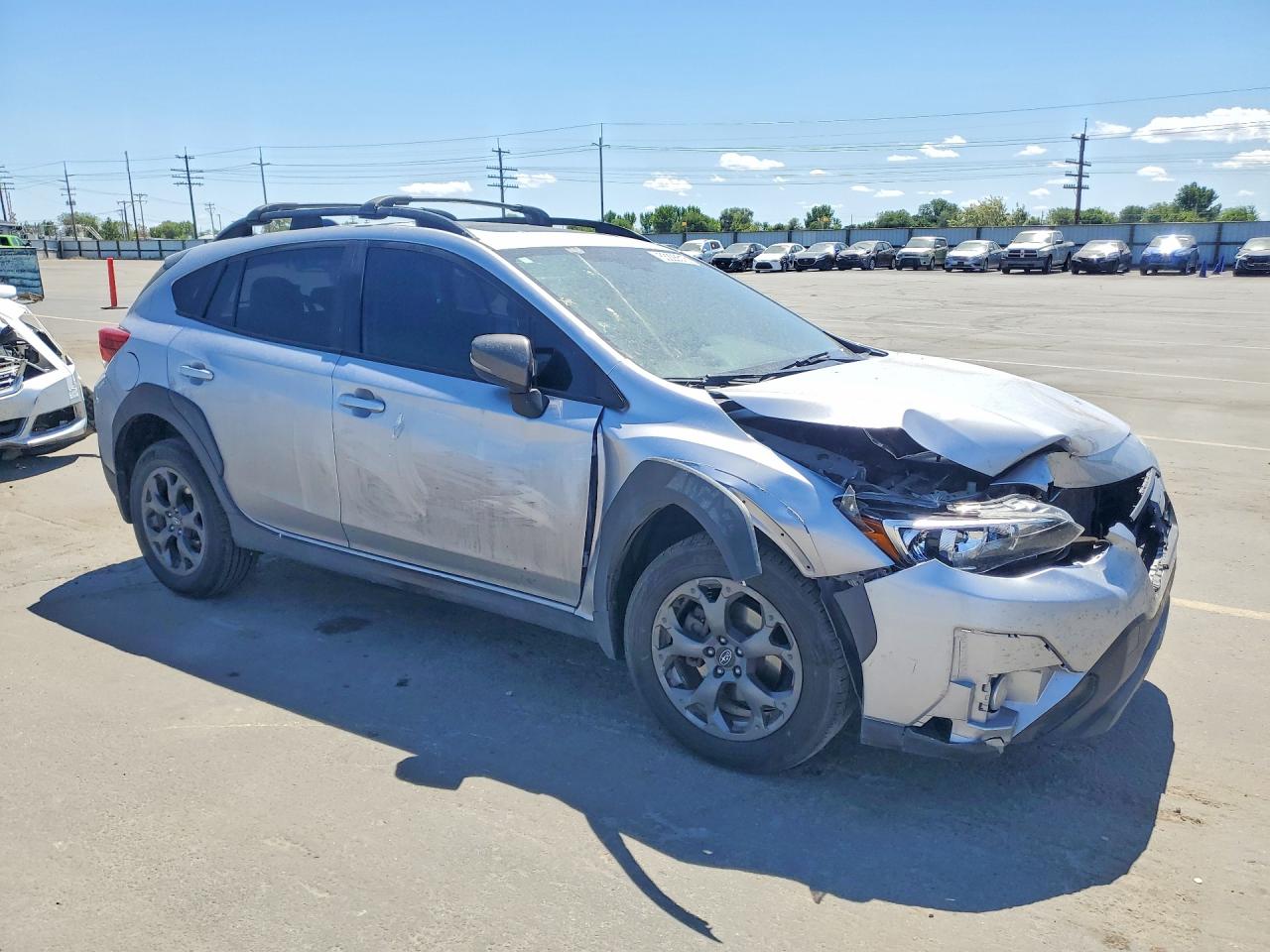 2022 Subaru Crosstrek Sport Silver vin: JF2GTHSC6NH210673