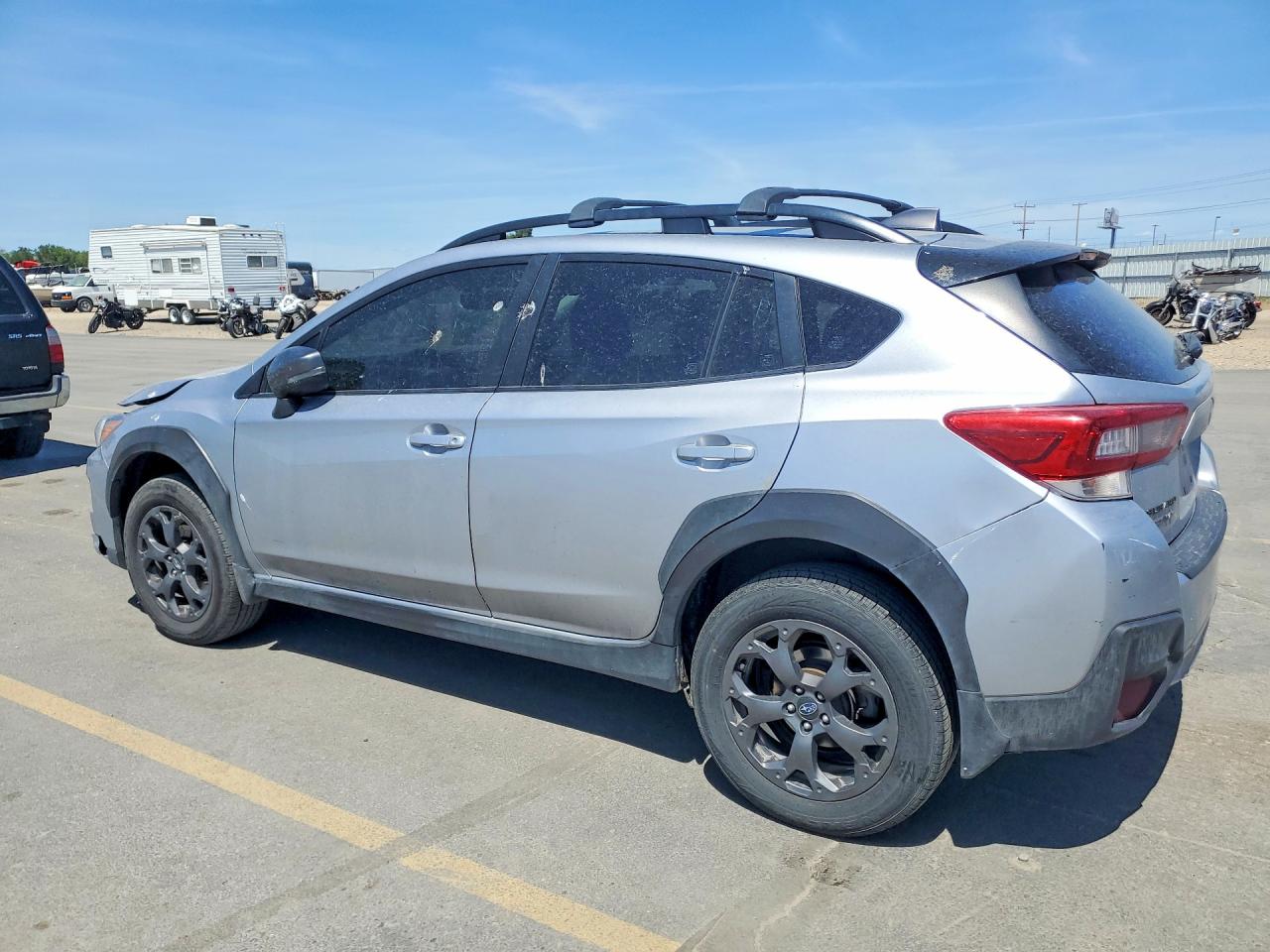 2022 Subaru Crosstrek Sport Silver vin: JF2GTHSC6NH210673