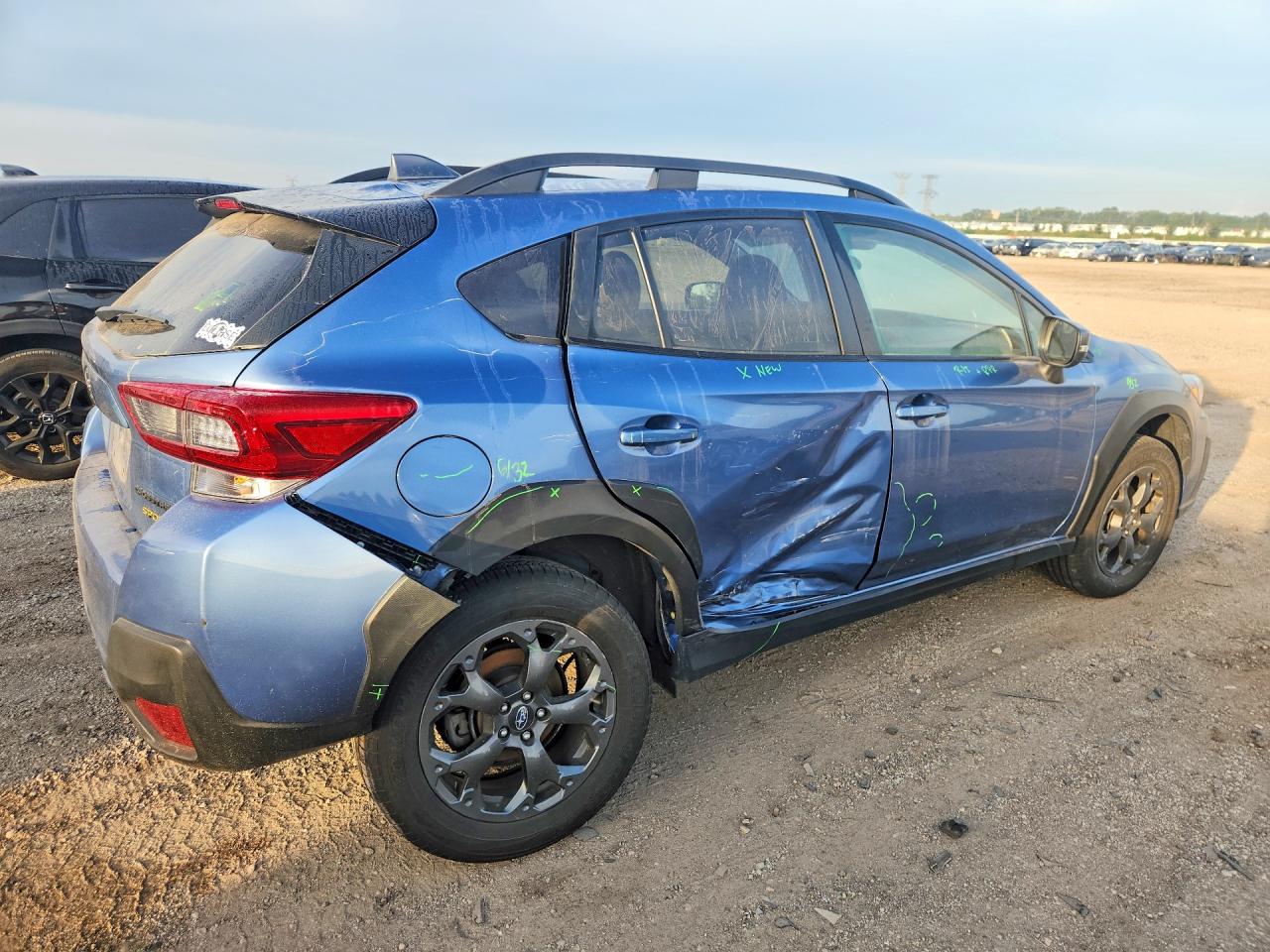 2023 Subaru Crosstrek Sport Синий vin: JF2GTHSC6PH249475