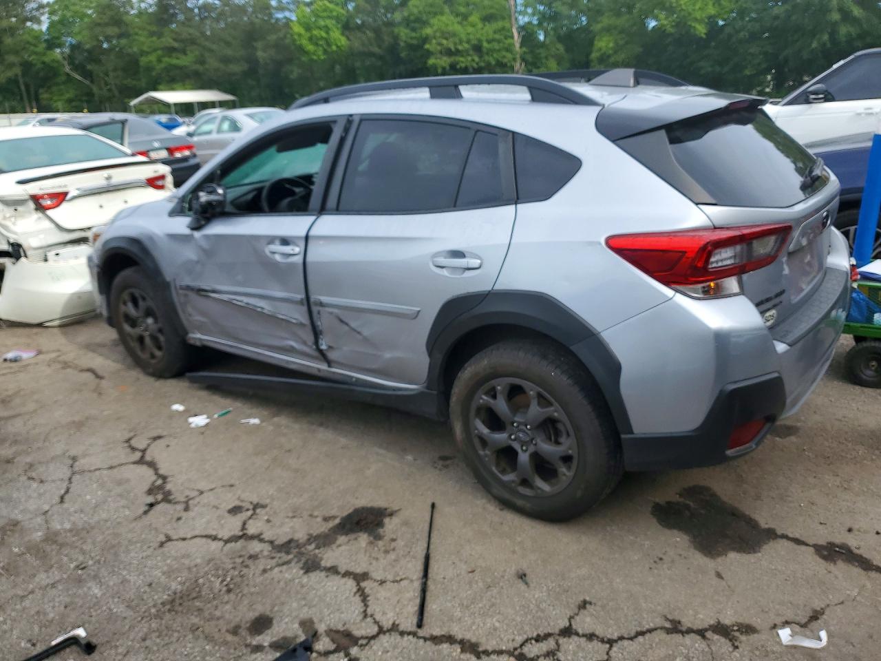 2021 Subaru Crosstrek Sport Белый vin: JF2GTHSC7MH376621