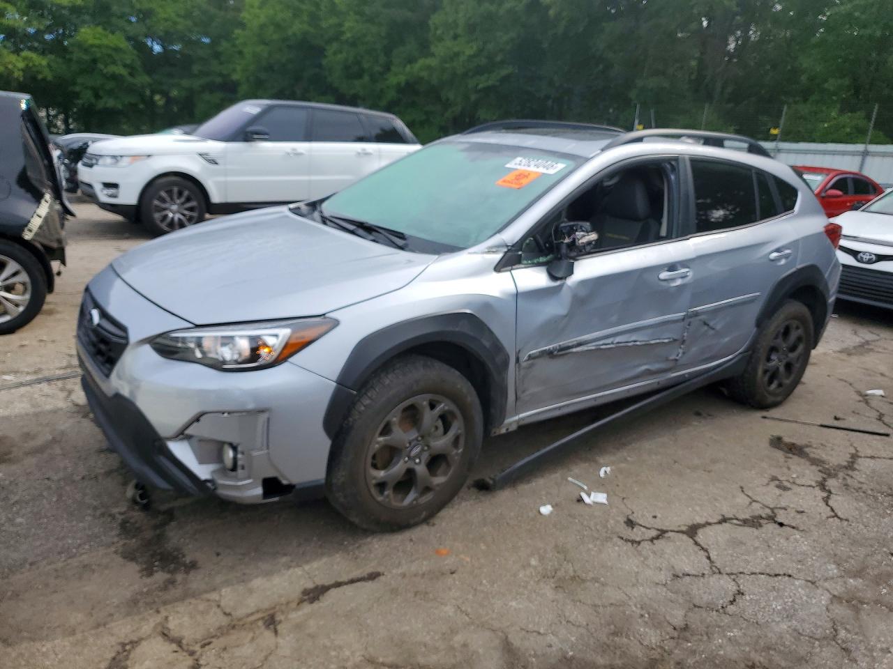 2021 Subaru Crosstrek Sport White vin: JF2GTHSC7MH376621