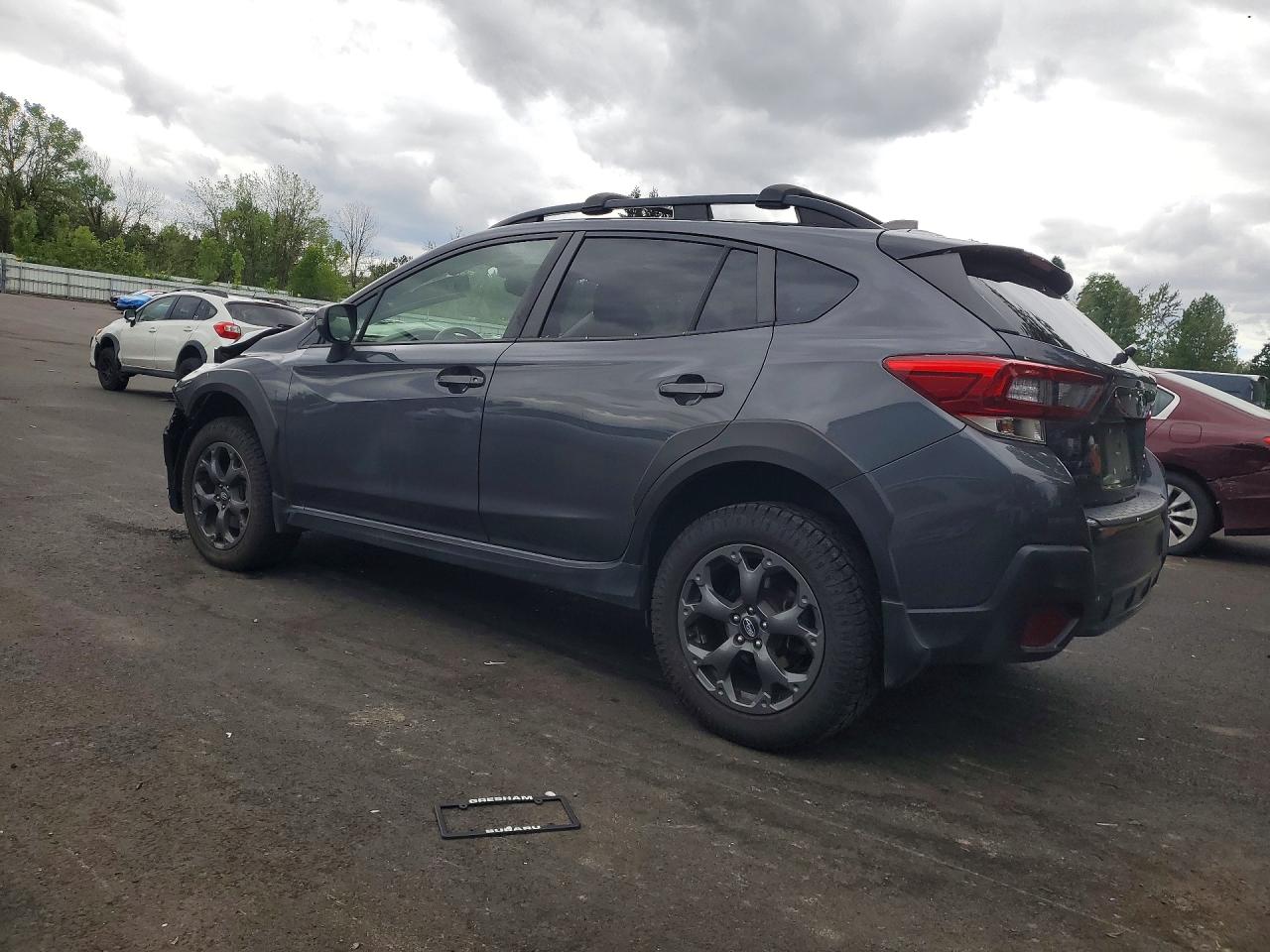 2021 Subaru Crosstrek Sport Gray vin: JF2GTHSC8MH393864