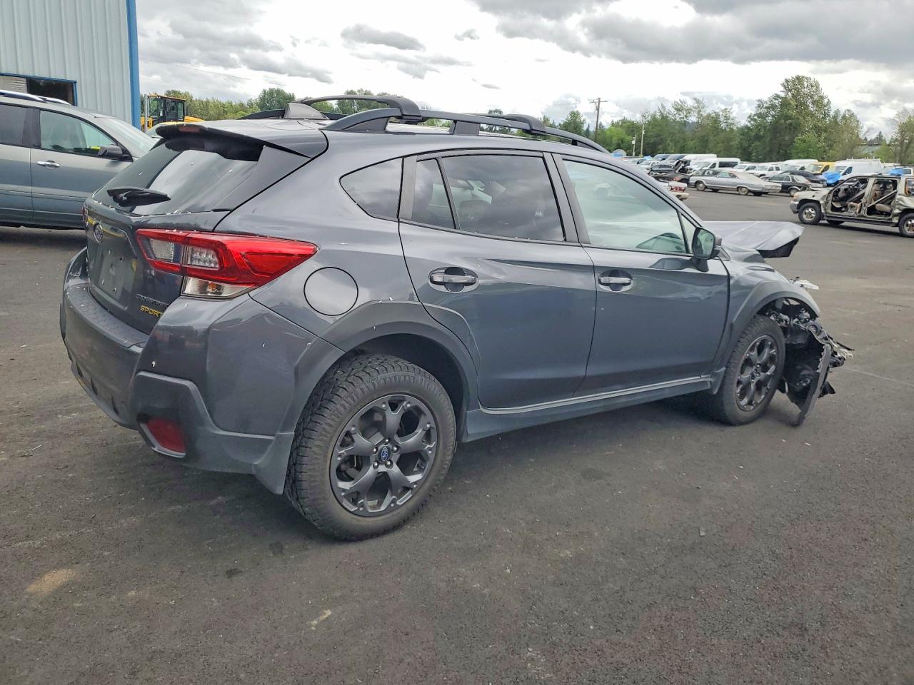 2021 Subaru Crosstrek Sport Gray vin: JF2GTHSC8MH393864