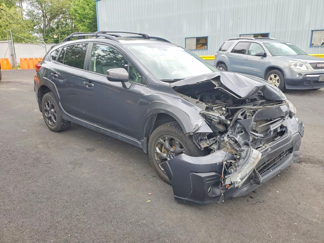 2021 Subaru Crosstrek Sport Gray vin: JF2GTHSC8MH393864