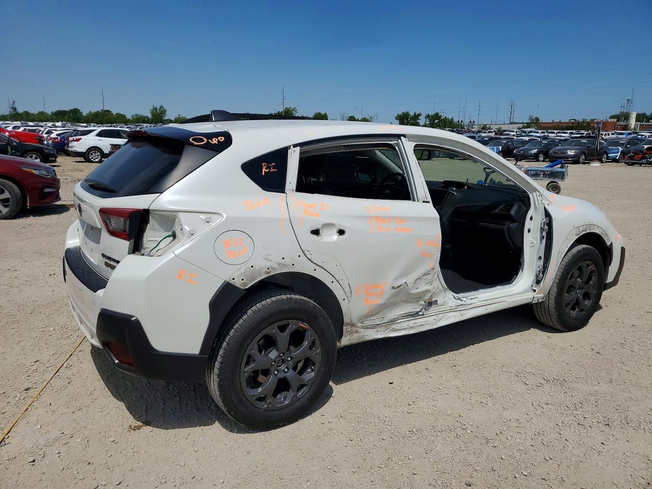 2021 Subaru Crosstrek Sport White vin: JF2GTHSC9MH259817