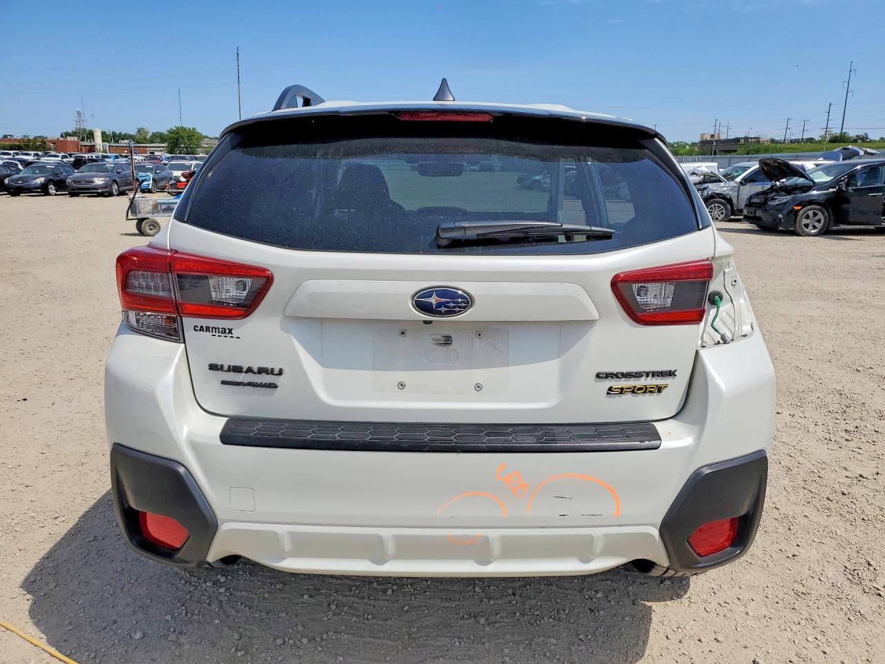 2021 Subaru Crosstrek Sport White vin: JF2GTHSC9MH259817
