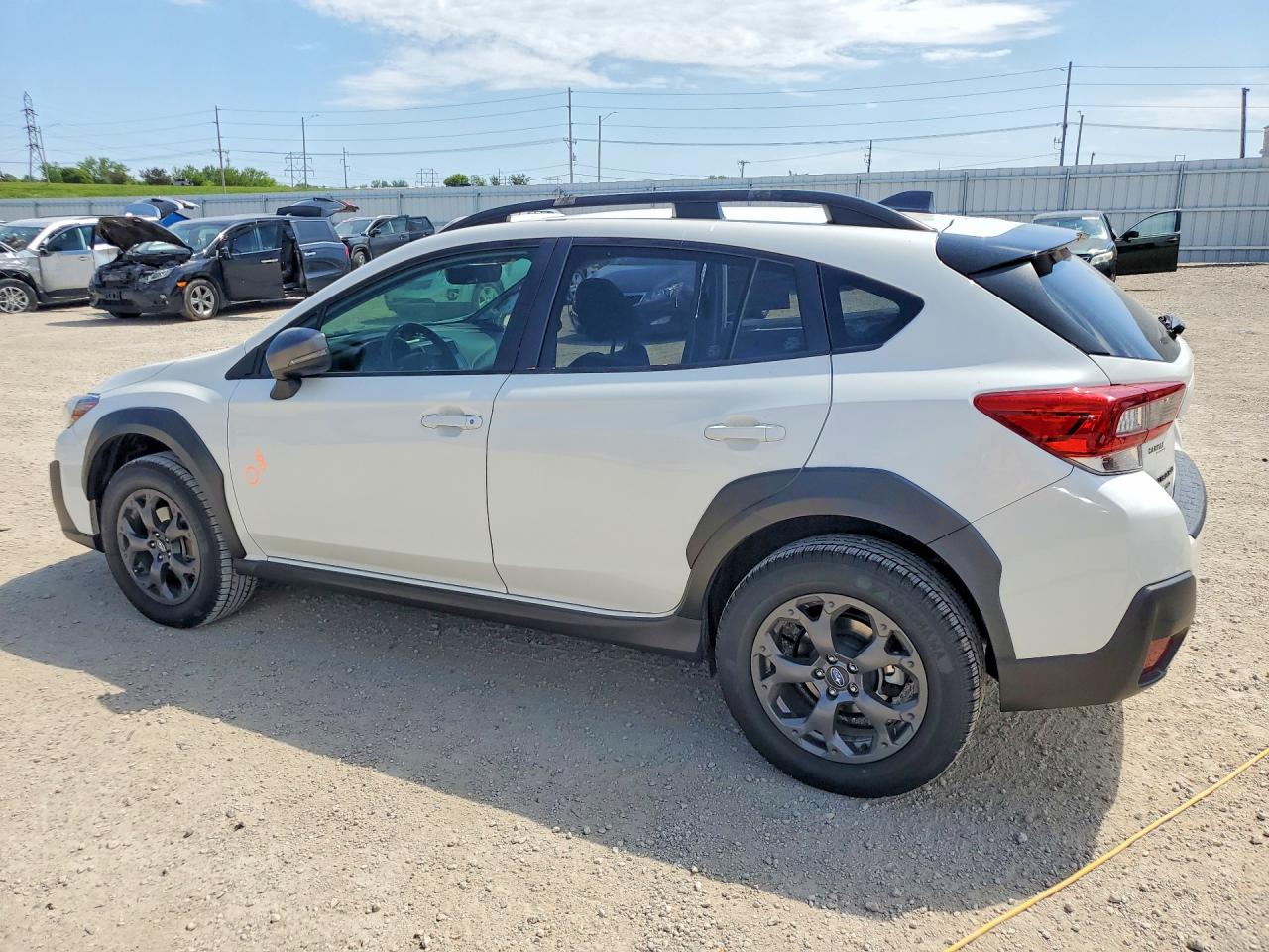 2021 Subaru Crosstrek Sport White vin: JF2GTHSC9MH259817