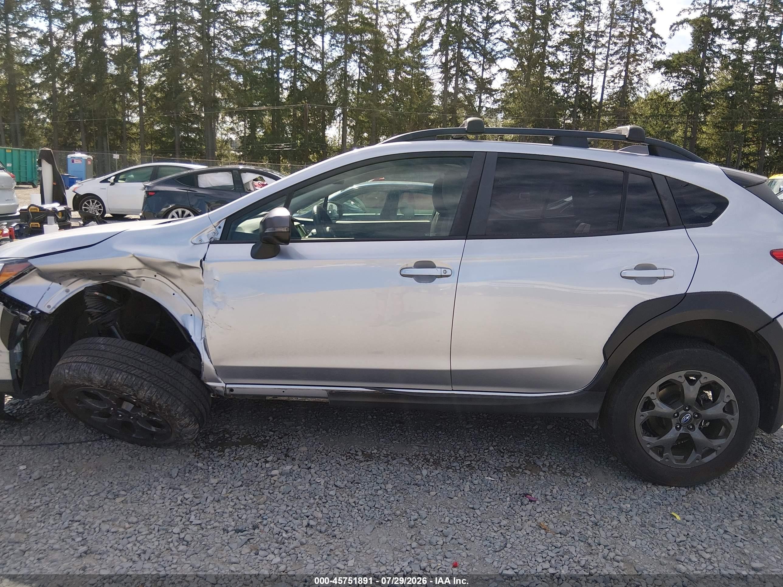 2021 Subaru Crosstrek Sport Silver vin: JF2GTHSC9MH274723